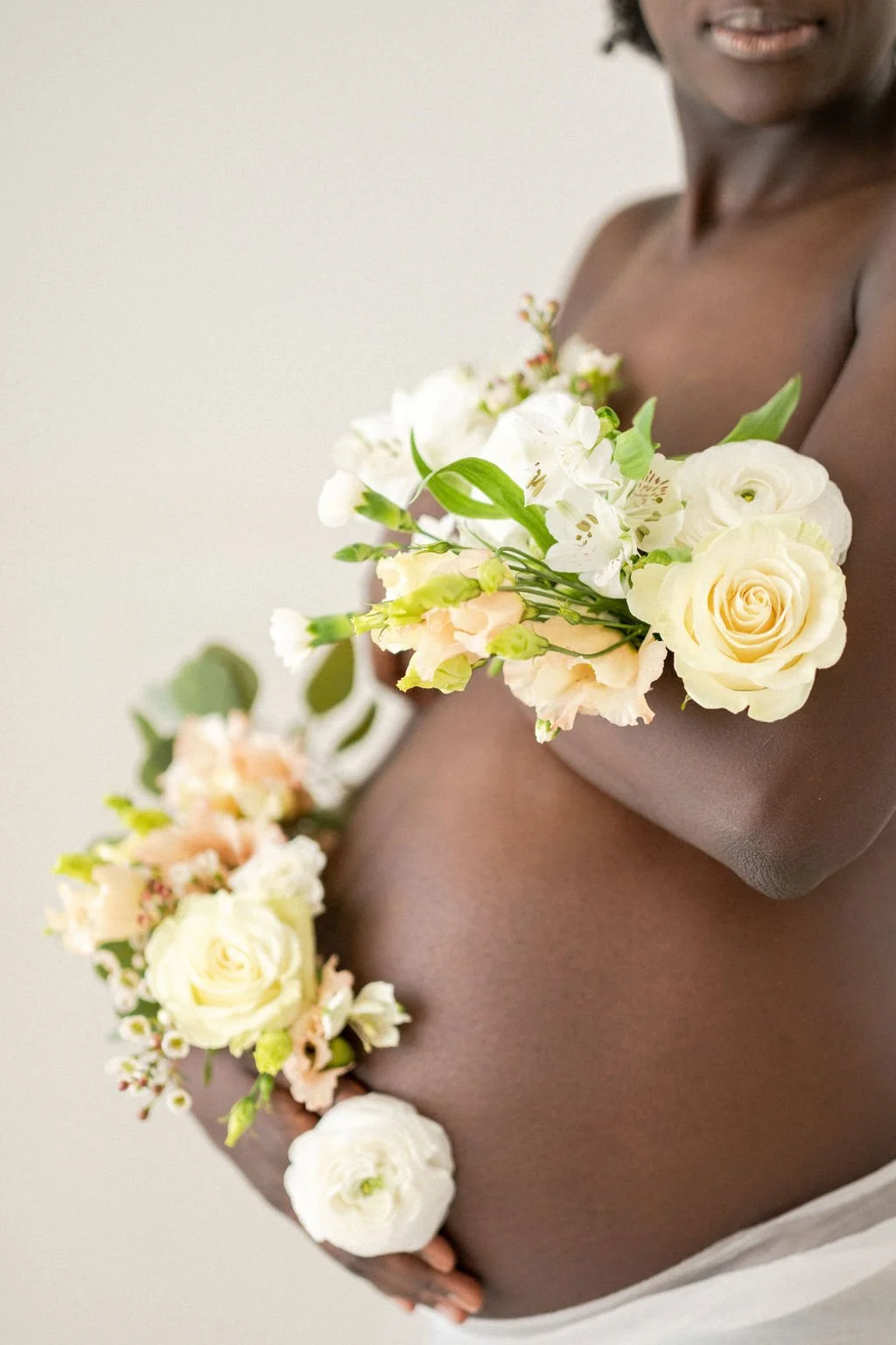 Fine Art Babybauch Fotoshooting with family