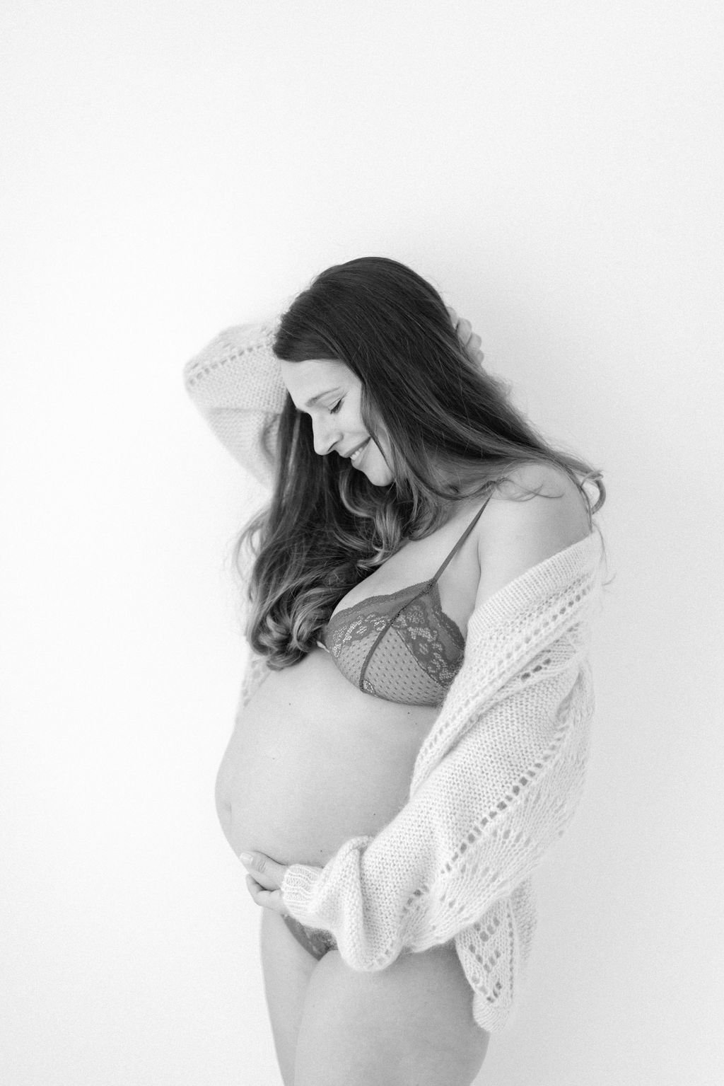 Babybauch Shooting Schwangerschaft Fotoshooting  Géraldine Leblanc_41A6360-PstBW.JPG