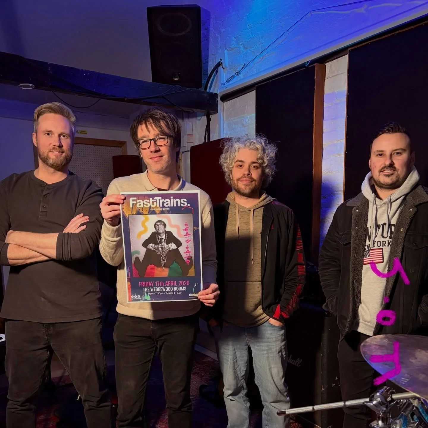 Posters are out, rehearsals underway. Gonna be a big show Portsmouth, we hope you can join us in April x