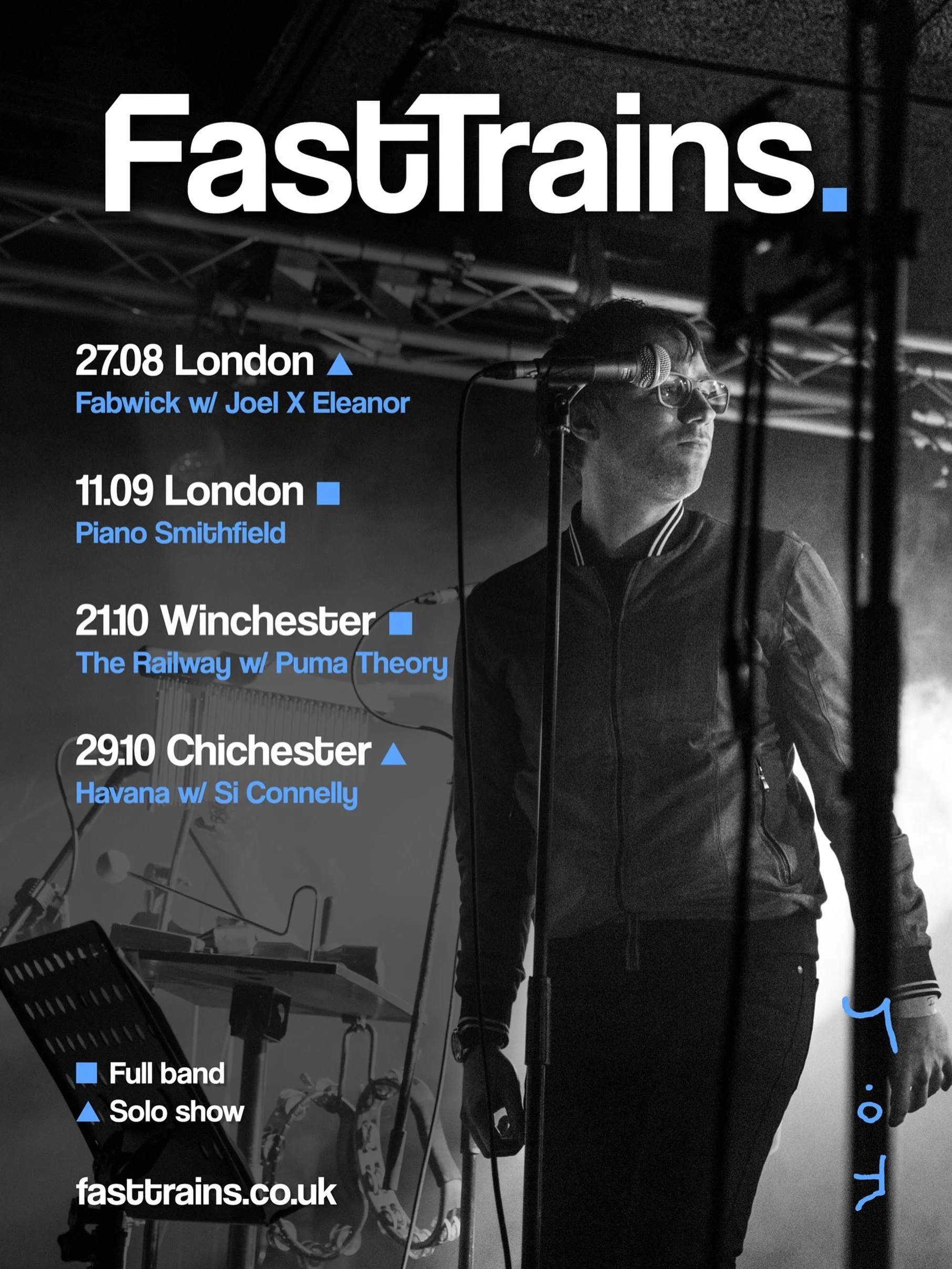 More shows added 🙌

Alongside our September headline show at London&rsquo;s Piano Smithfield, Tom joins Si Connelly for the Chichester leg of his epic walking tour.

Eyes peeled for more announcements soon 👀