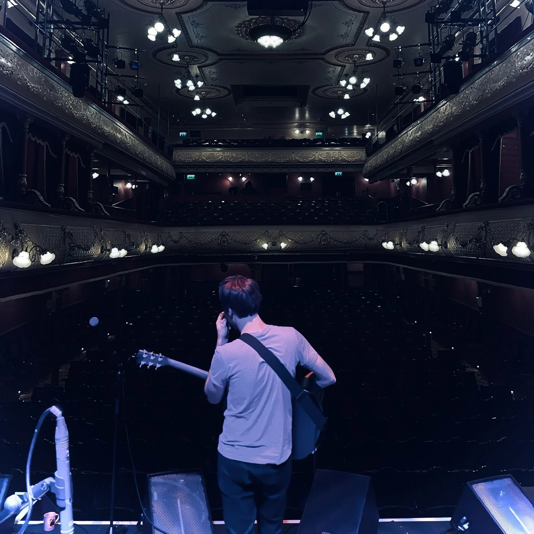 Soundcheck. Leeds City Varieties. September 2022.
