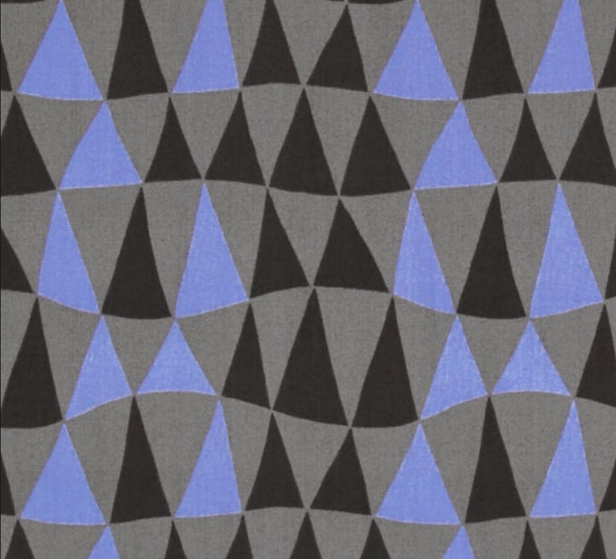 Prairie Chic: Triangle Twist - Charcoal (Jane Sassaman)