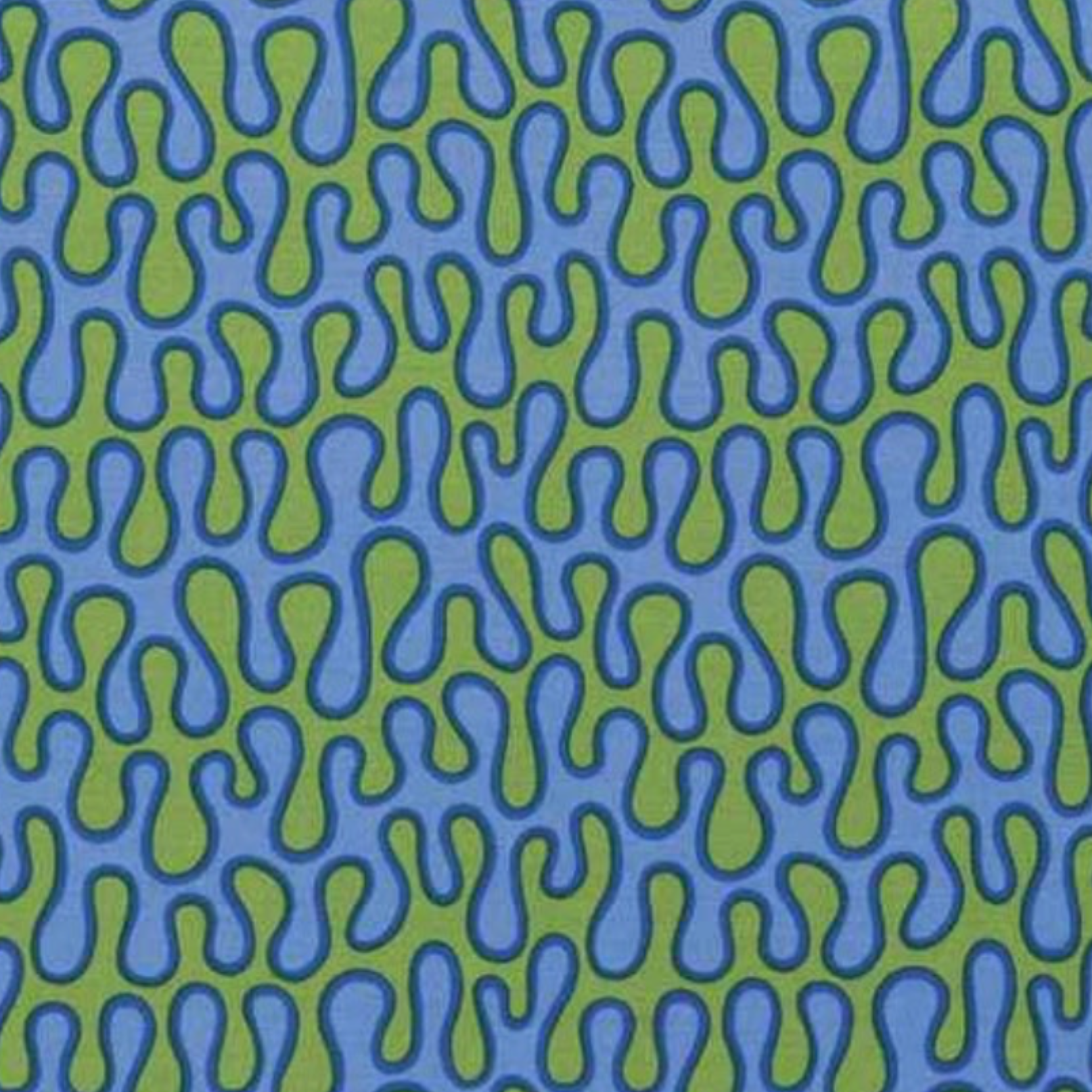 Leaf Dance: Meander - Periwinkle (Jane Sassaman)