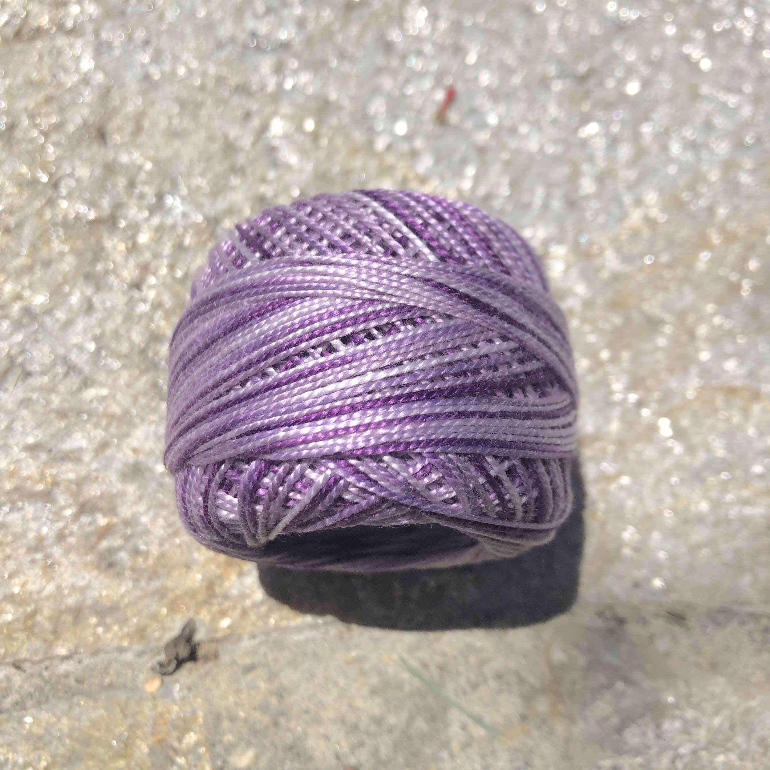 Wonderfil Perle Cotton #8 - EZM 1001 Purple Passion