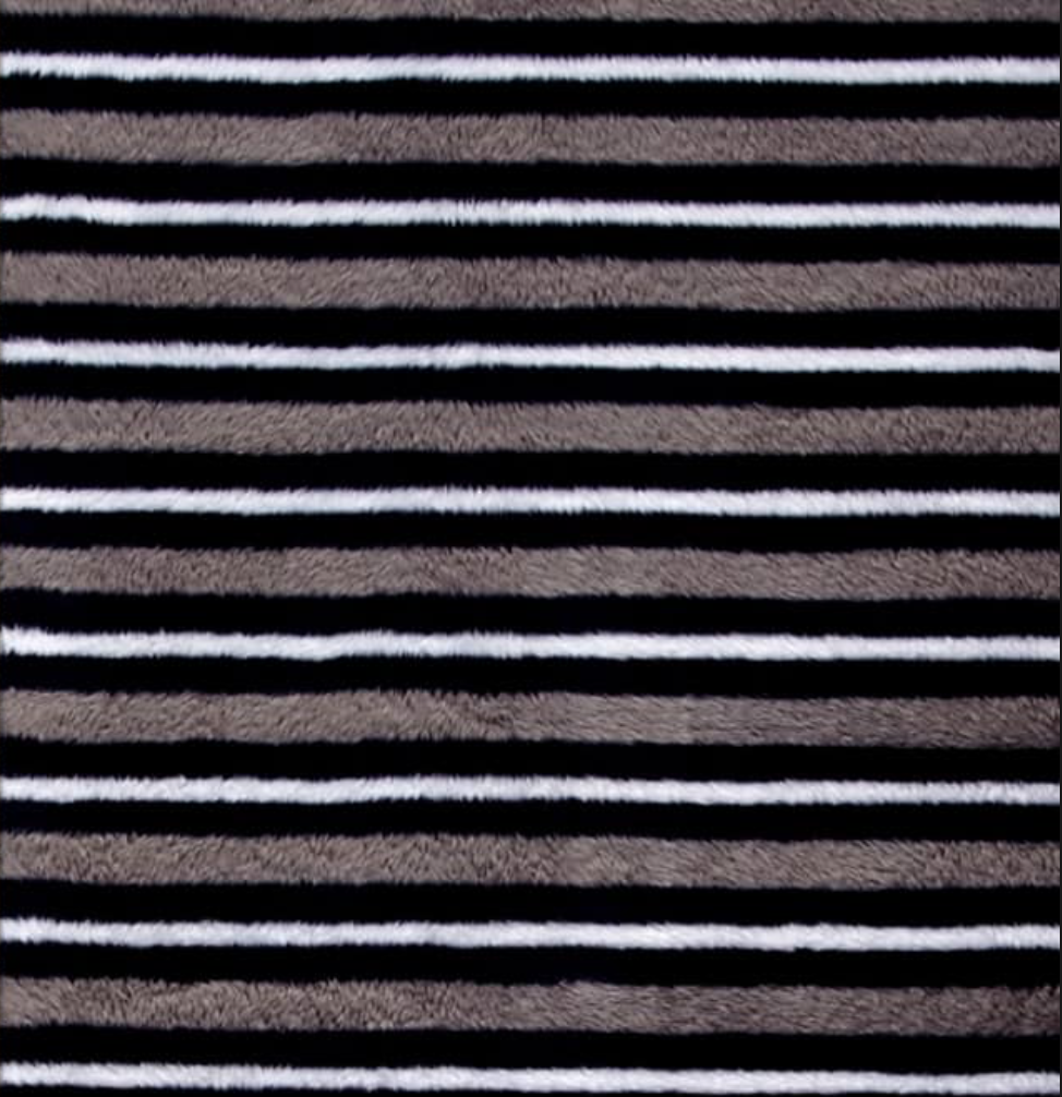 Cuddle Minky - Navy/Graphite Stripe (Shannon Fabrics)