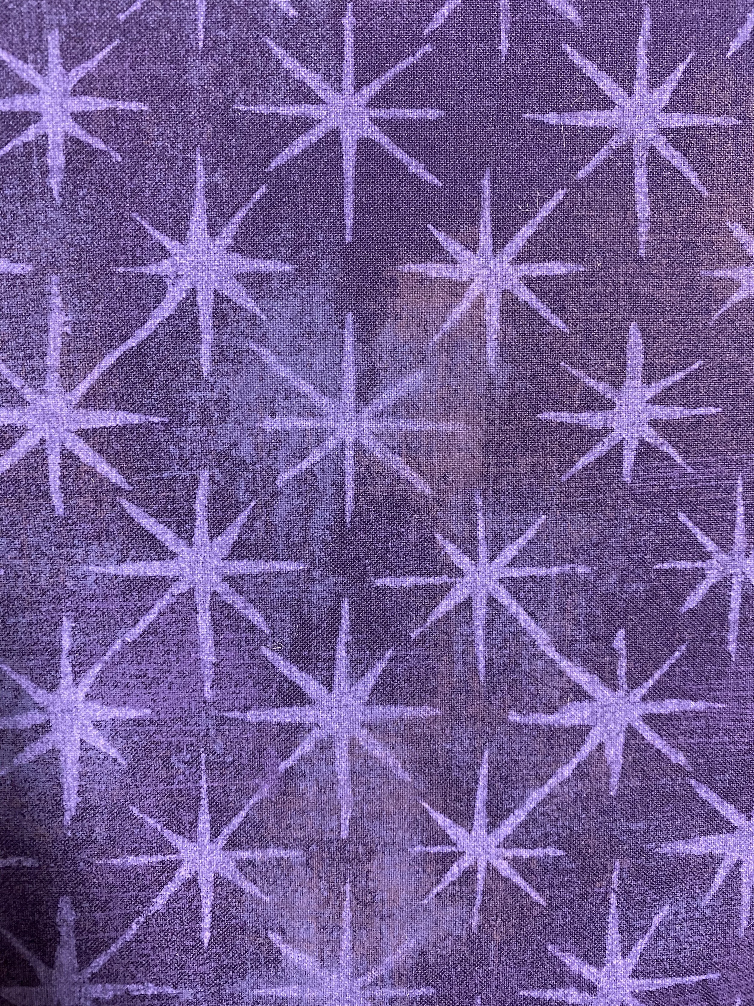 Grunge Seeing Stars Eggplant