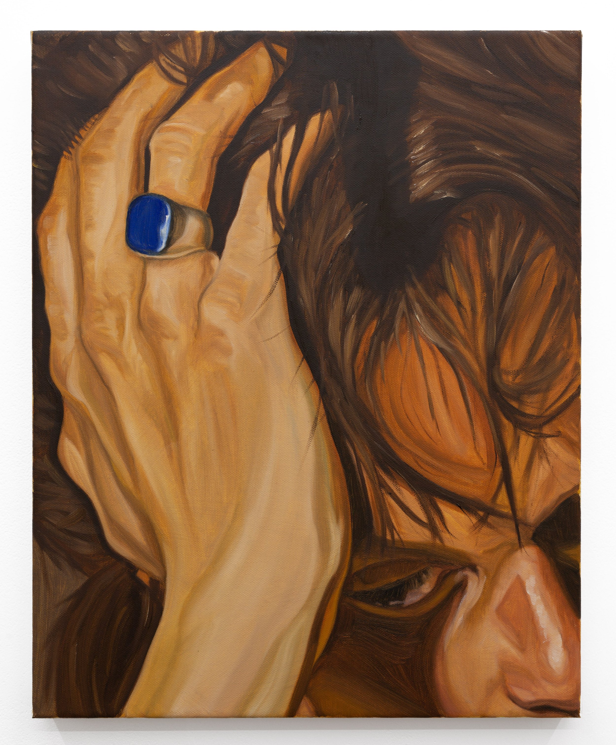   Lapis Lazuli   2021  Oil on canvas  50cm x 40cm  c/ Benjamin Deakin 