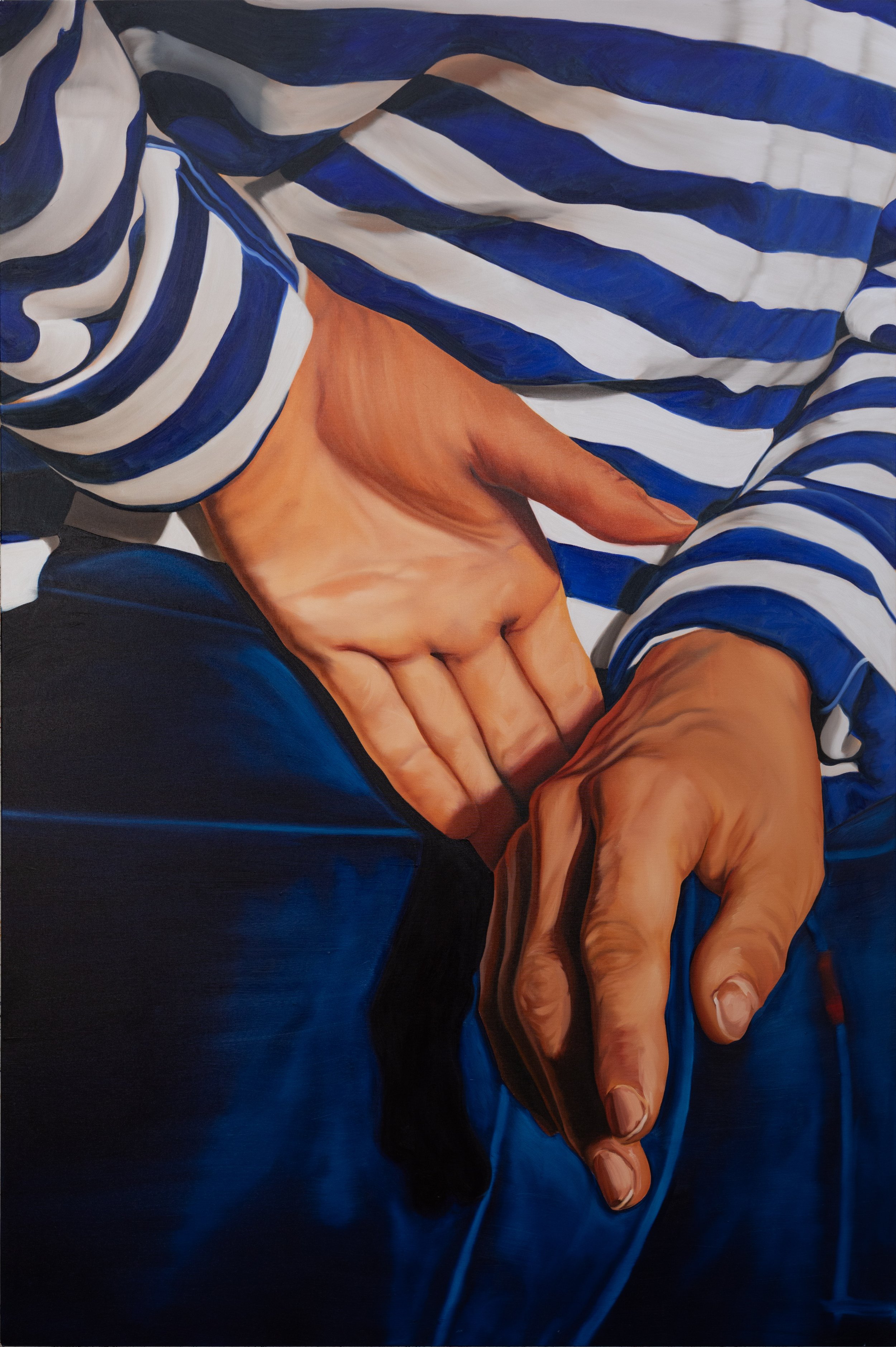   Hidden in the Most Unlikely Places , 2023, oil on canvas, 180cm x 120cm 