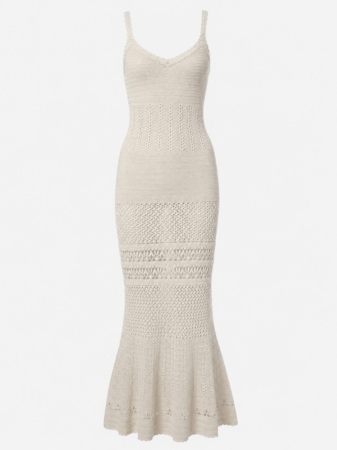 Vintage French Riviera Crochet Dress