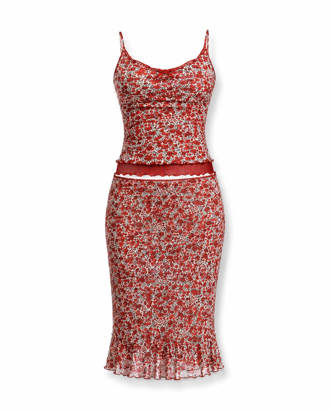 Vintage Floral Mesh Set