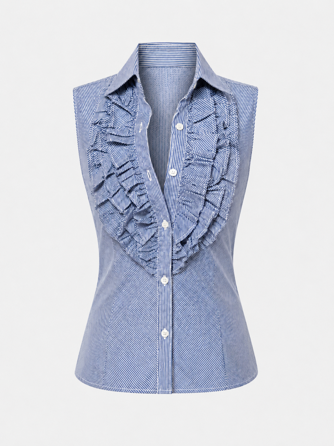 Vintage Ruffled Blouse by Ralph Lauren – Back View