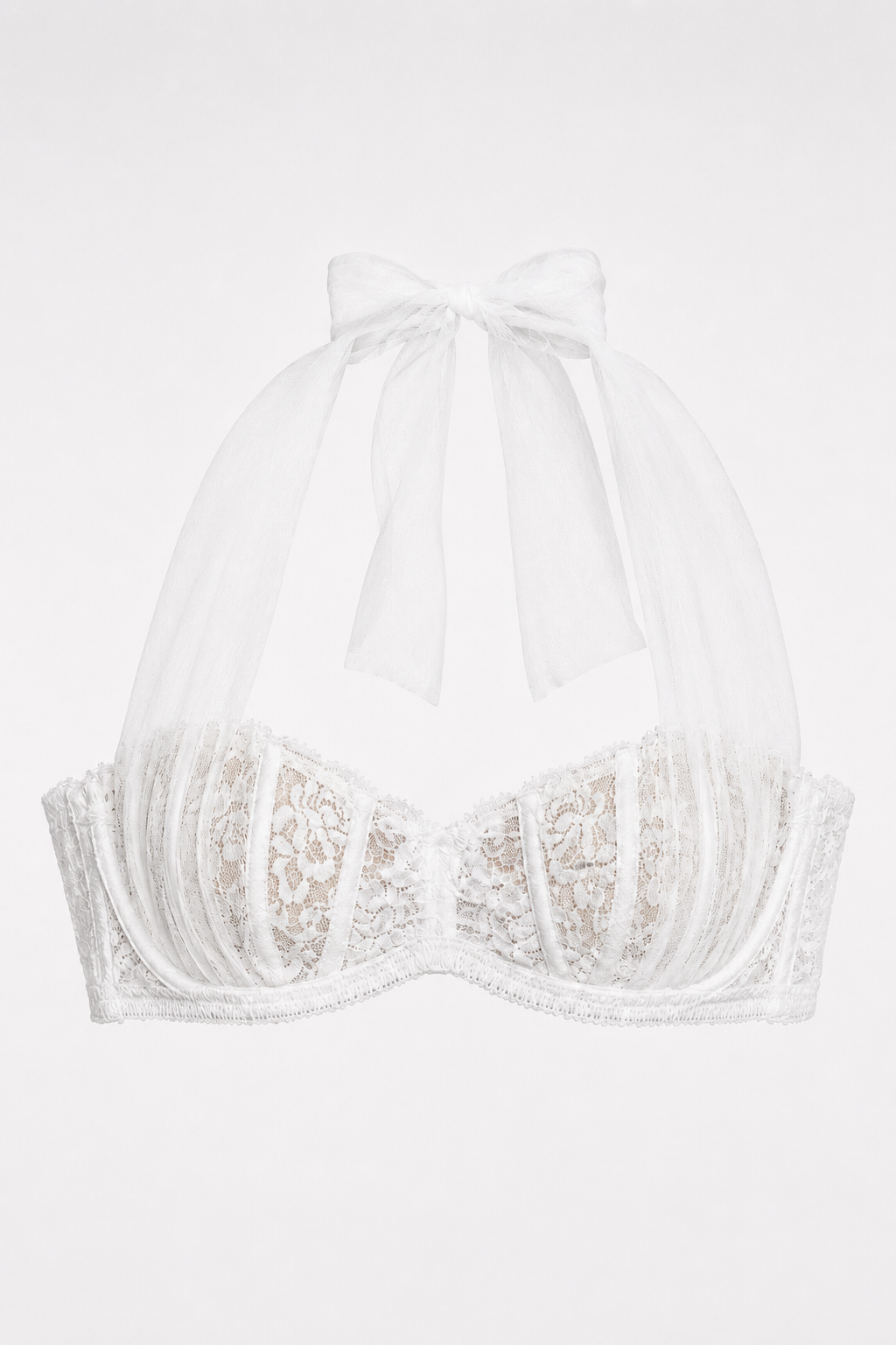 Vintage Lace Halter Bra by La Perla