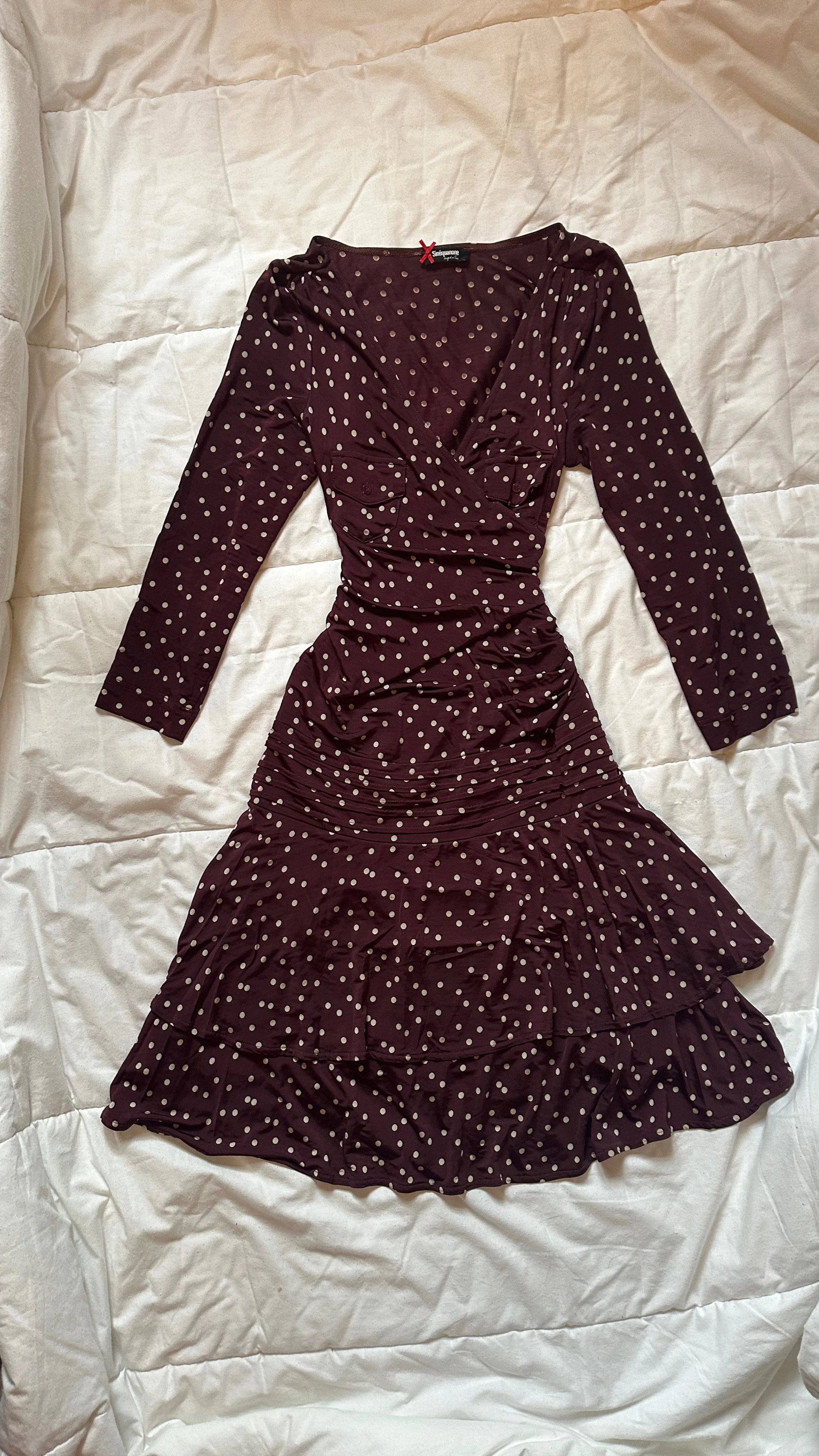 vintage polka dots dress