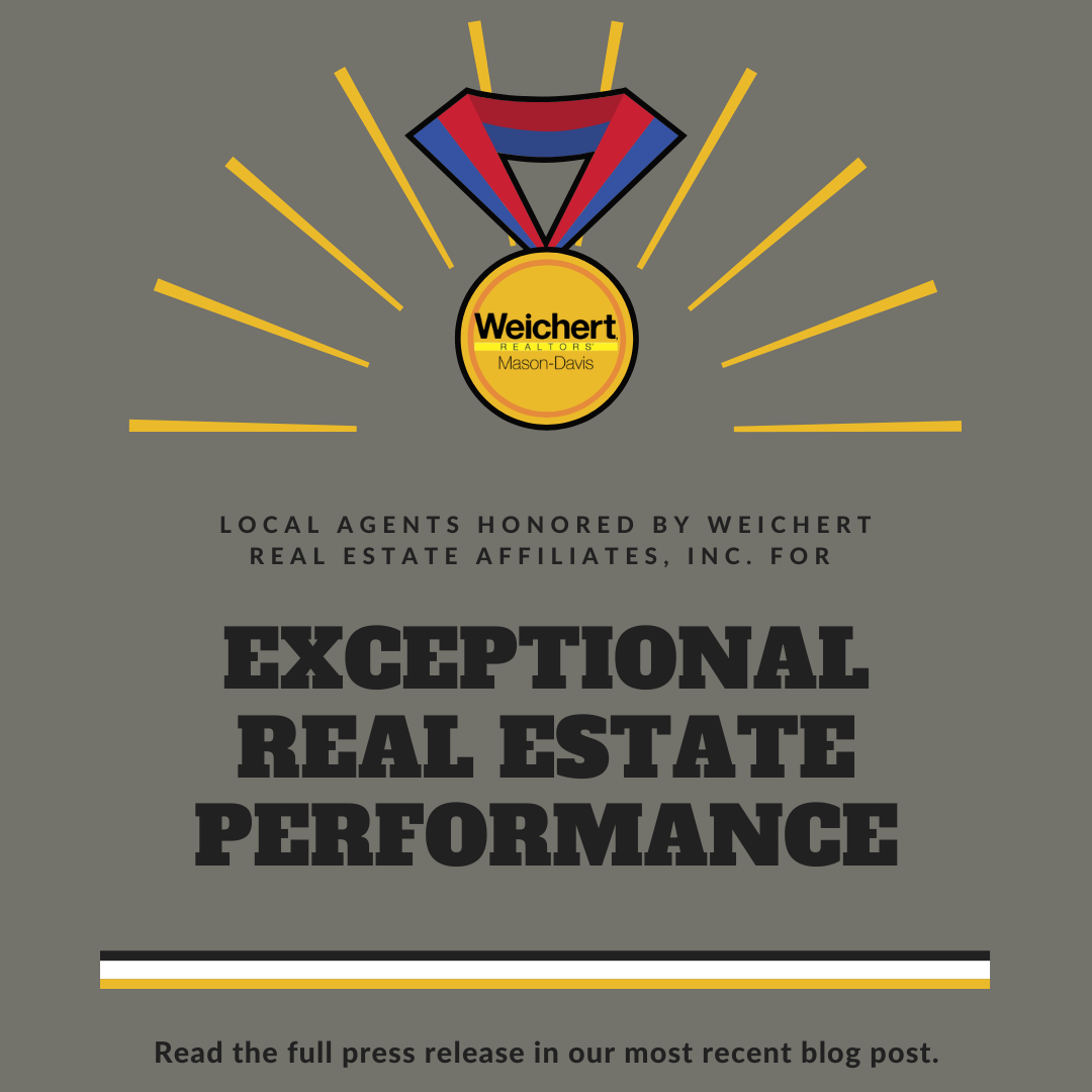 Local Agents Honored by Weichert Real Estate Affiliates, Inc.  for Exceptional Real Estate Performance