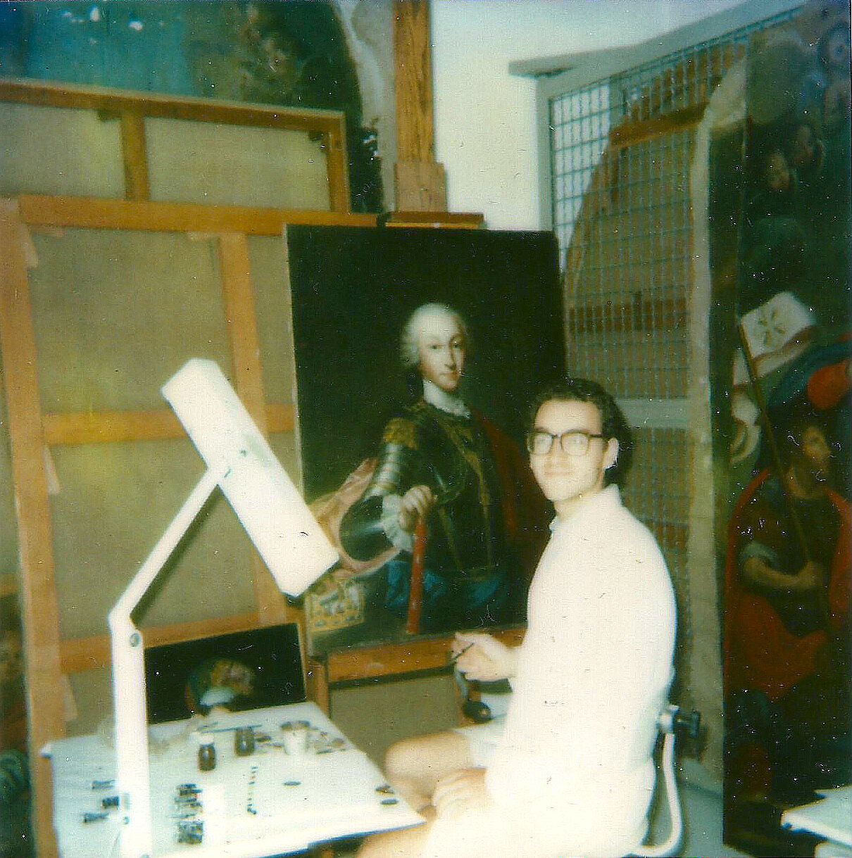 Stage à l'atelier Bourgoin en 1988