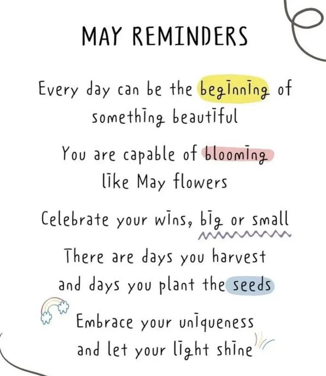 It&rsquo;s May 1st. More life. More blessing. More opportunities. You are capable of accomplishing anything you put your mind to. 🦋
