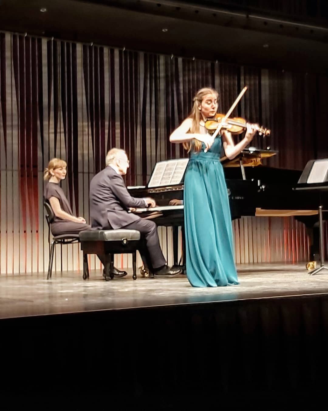 Wonderful concert with Diana Adamyan, violin and Richard Simm, piano tonight. #himafestival2019