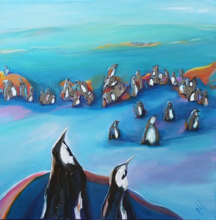 Collector Edition Giclée Print —Penguins
