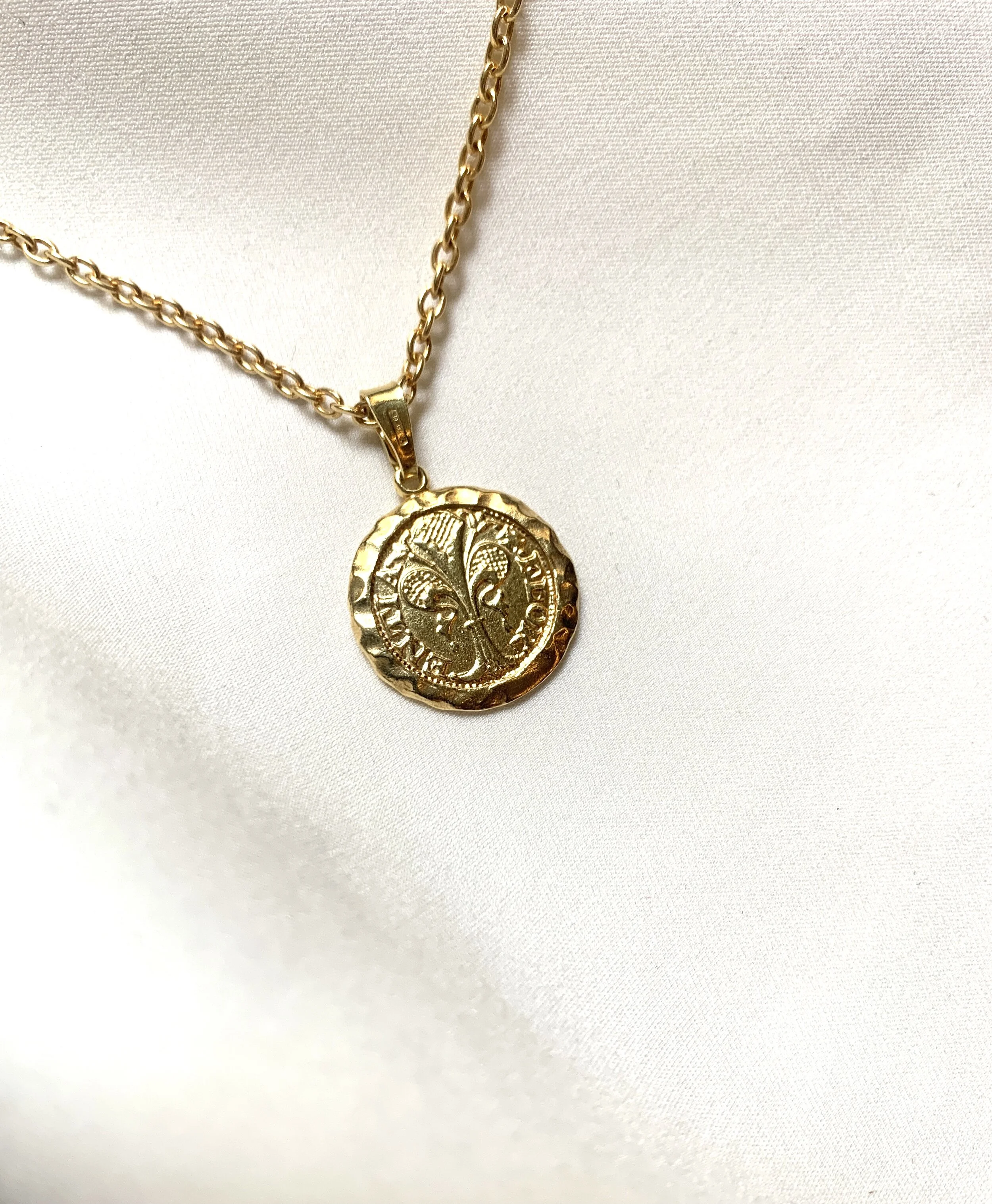 Fiorino Necklace hammered