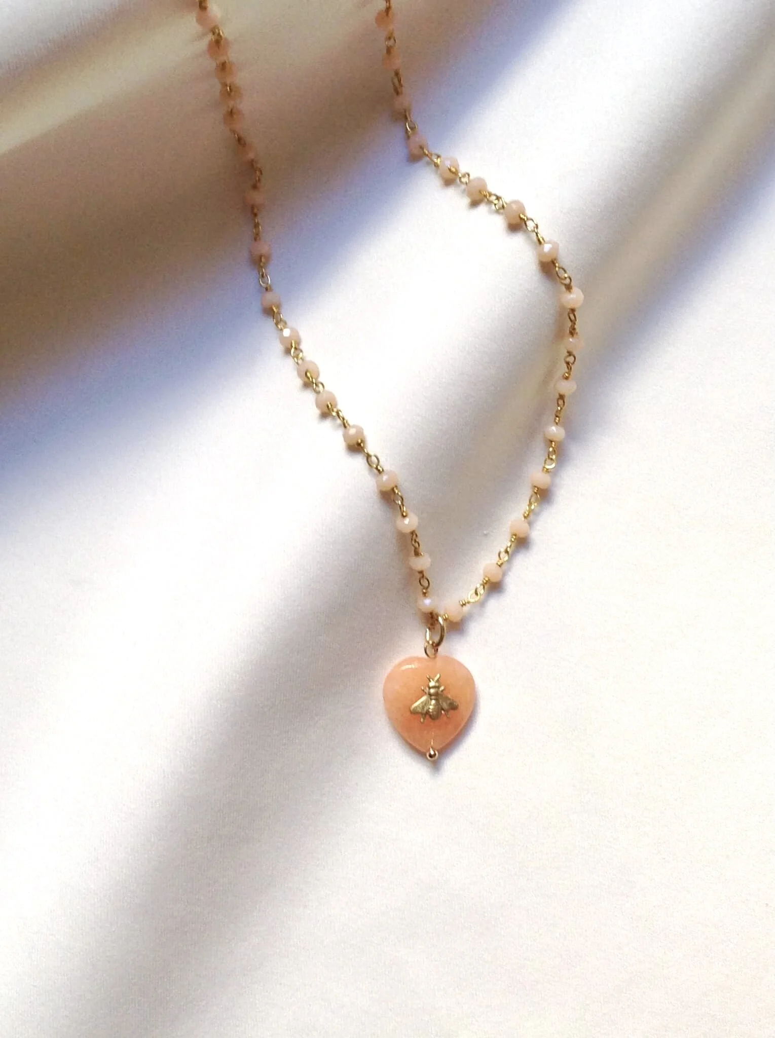 Apina necklace pink