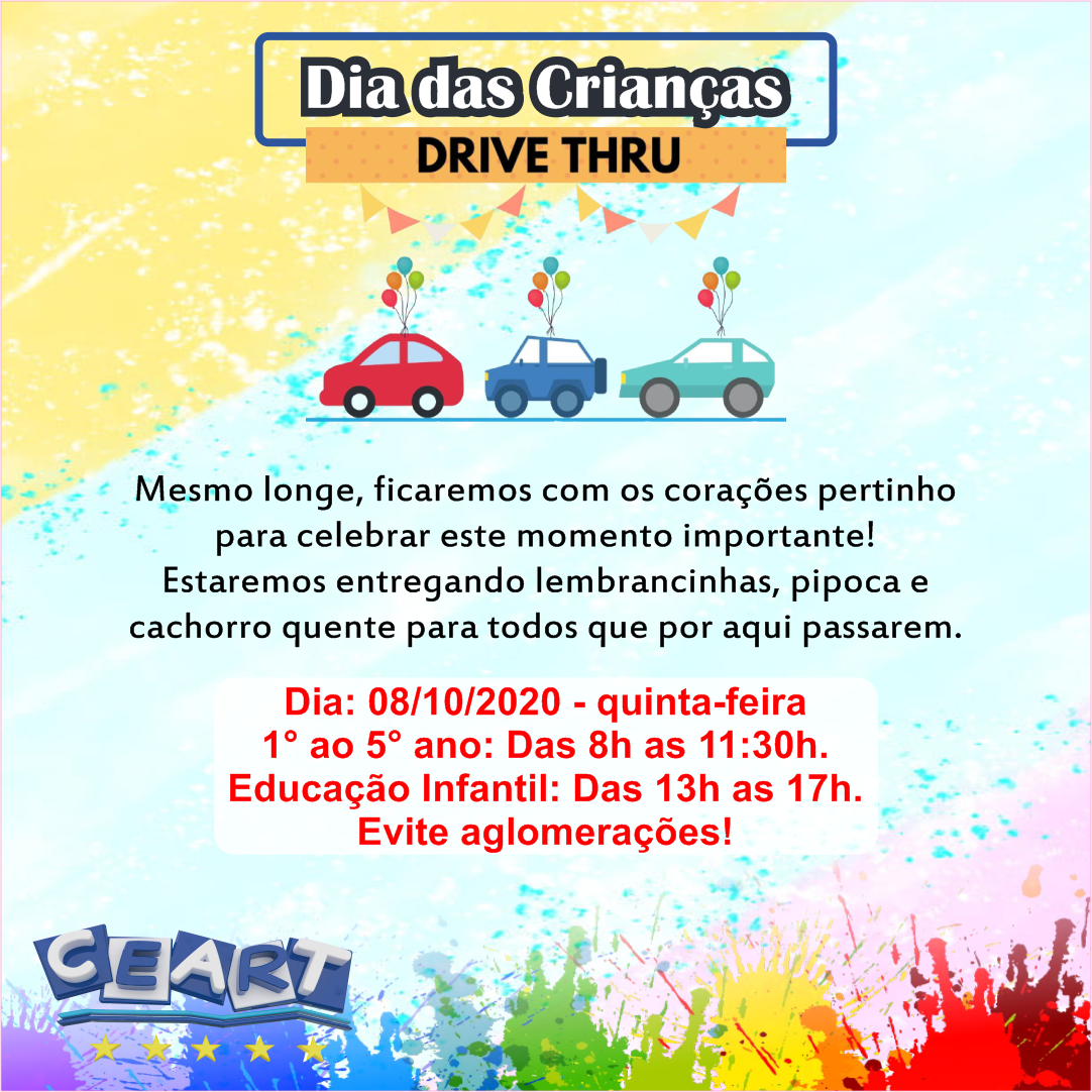 Comemoração dia das crianças 