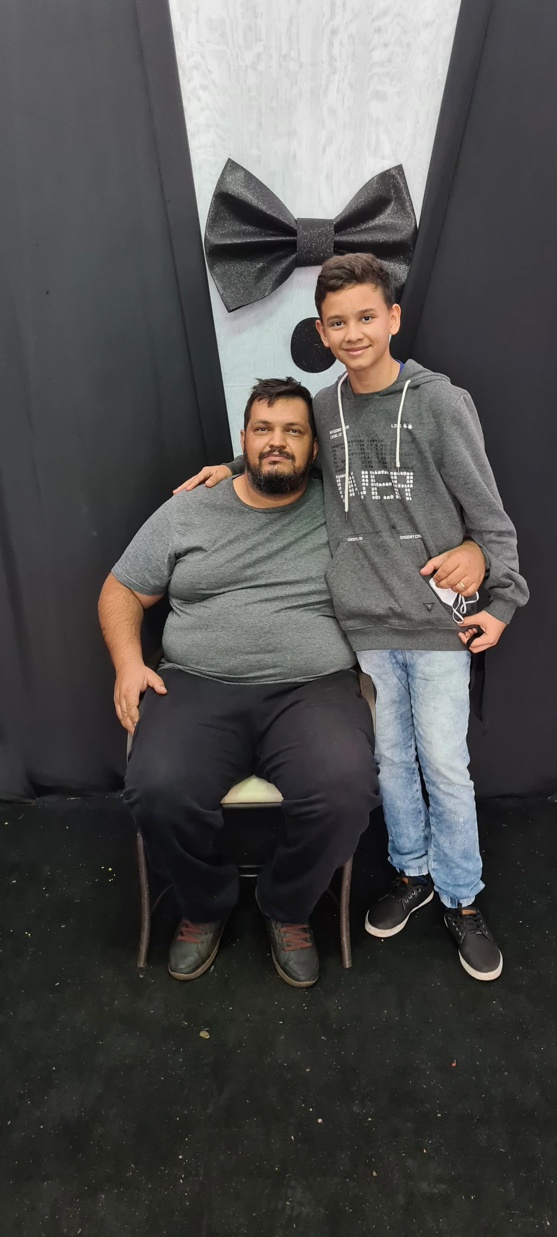 Dia dos Pais 2021- Fotos com os pais na escola.