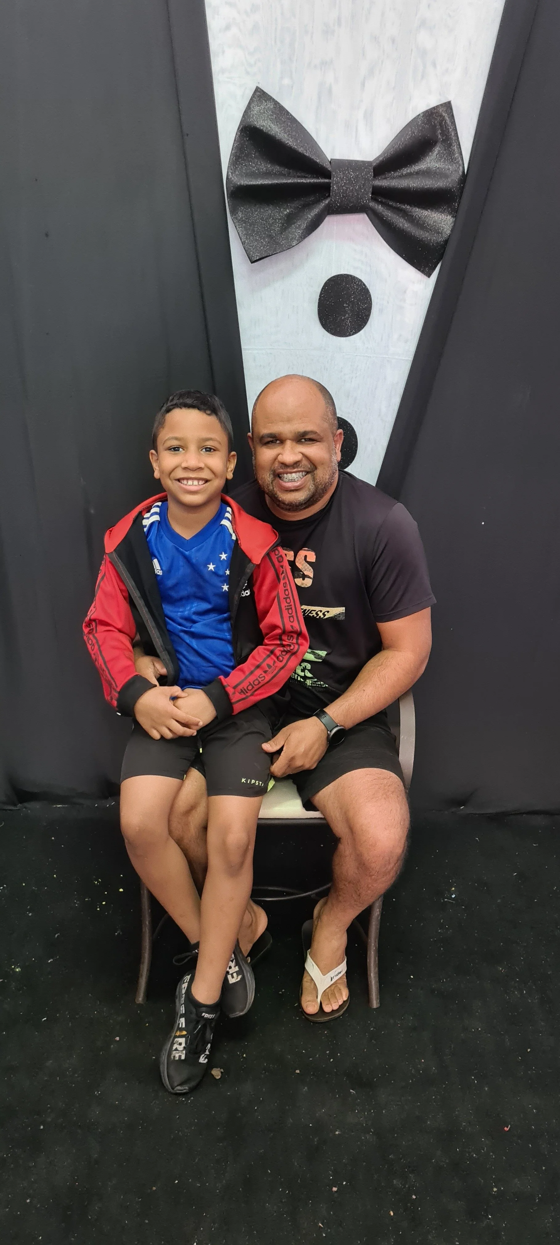 Dia dos Pais 2021- Fotos com os pais na escola.