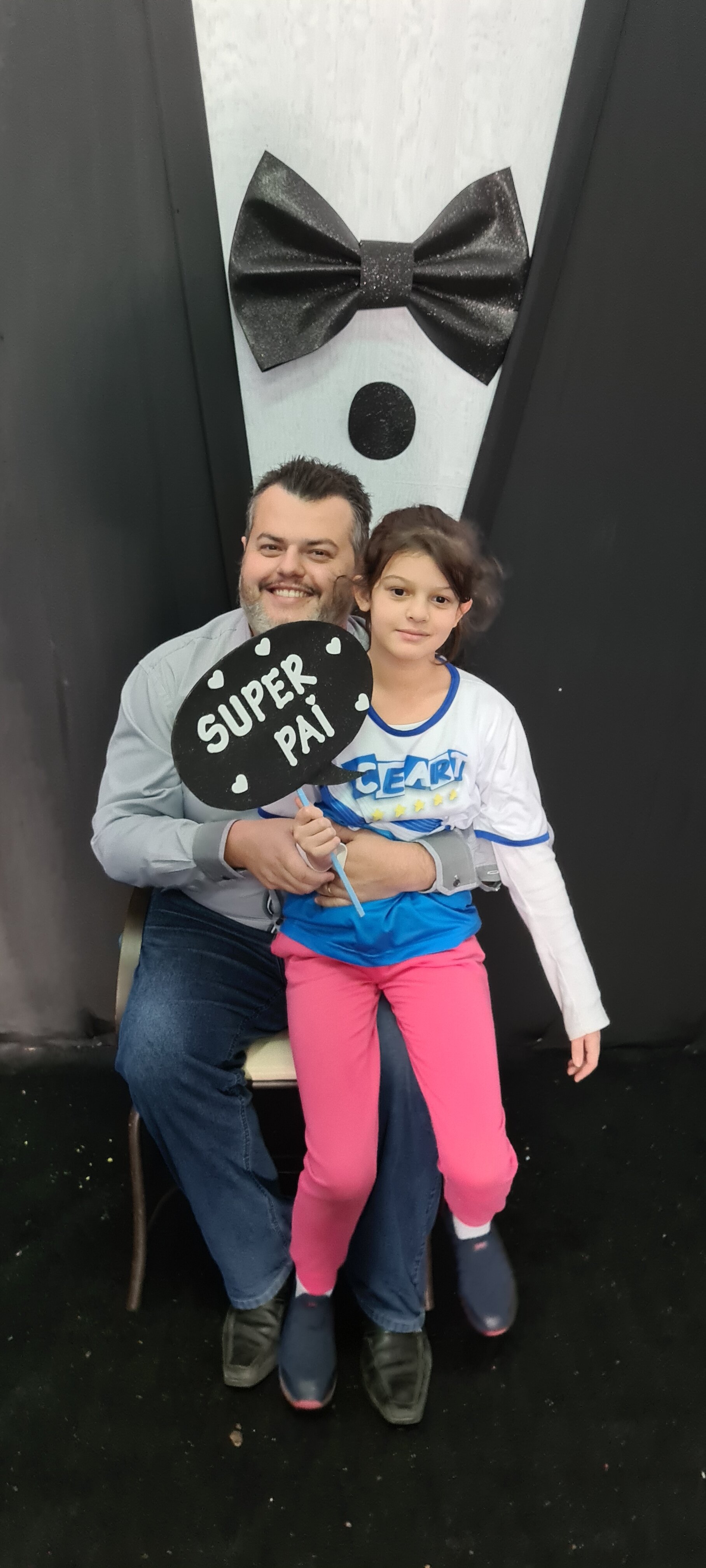 Dia dos Pais 2021- Fotos com os pais na escola.