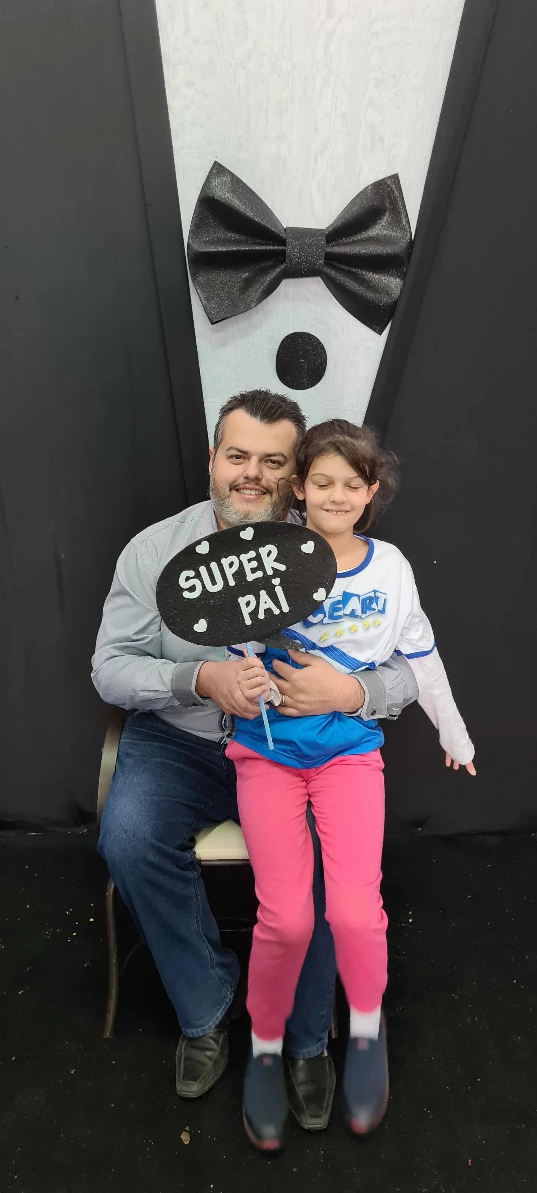 Dia dos Pais 2021- Fotos com os pais na escola.