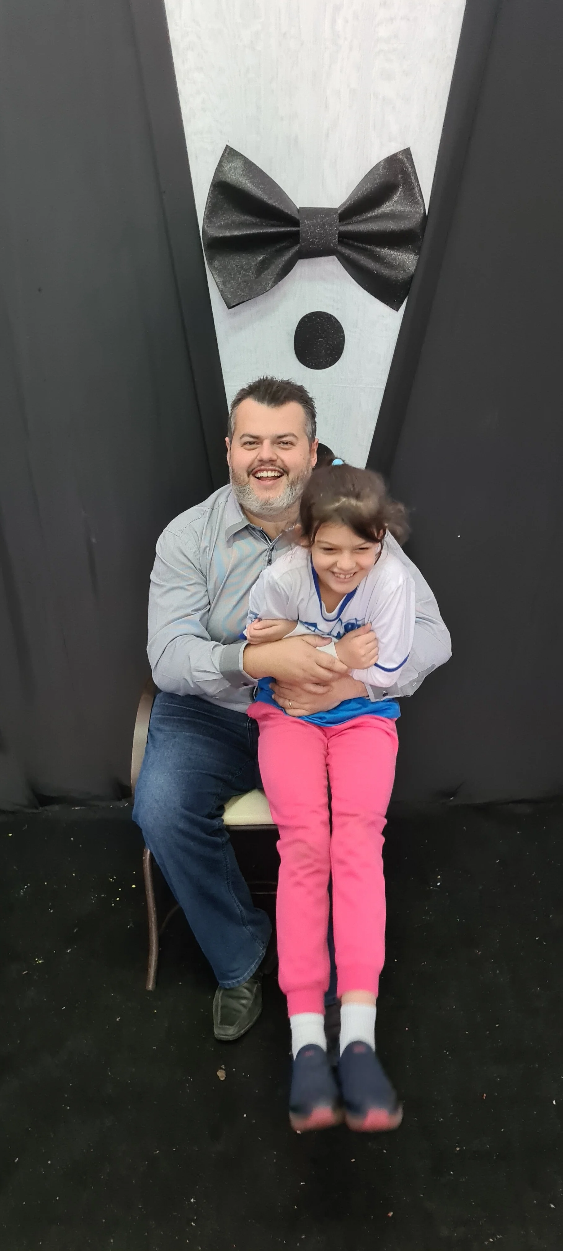 Dia dos Pais 2021- Fotos com os pais na escola.