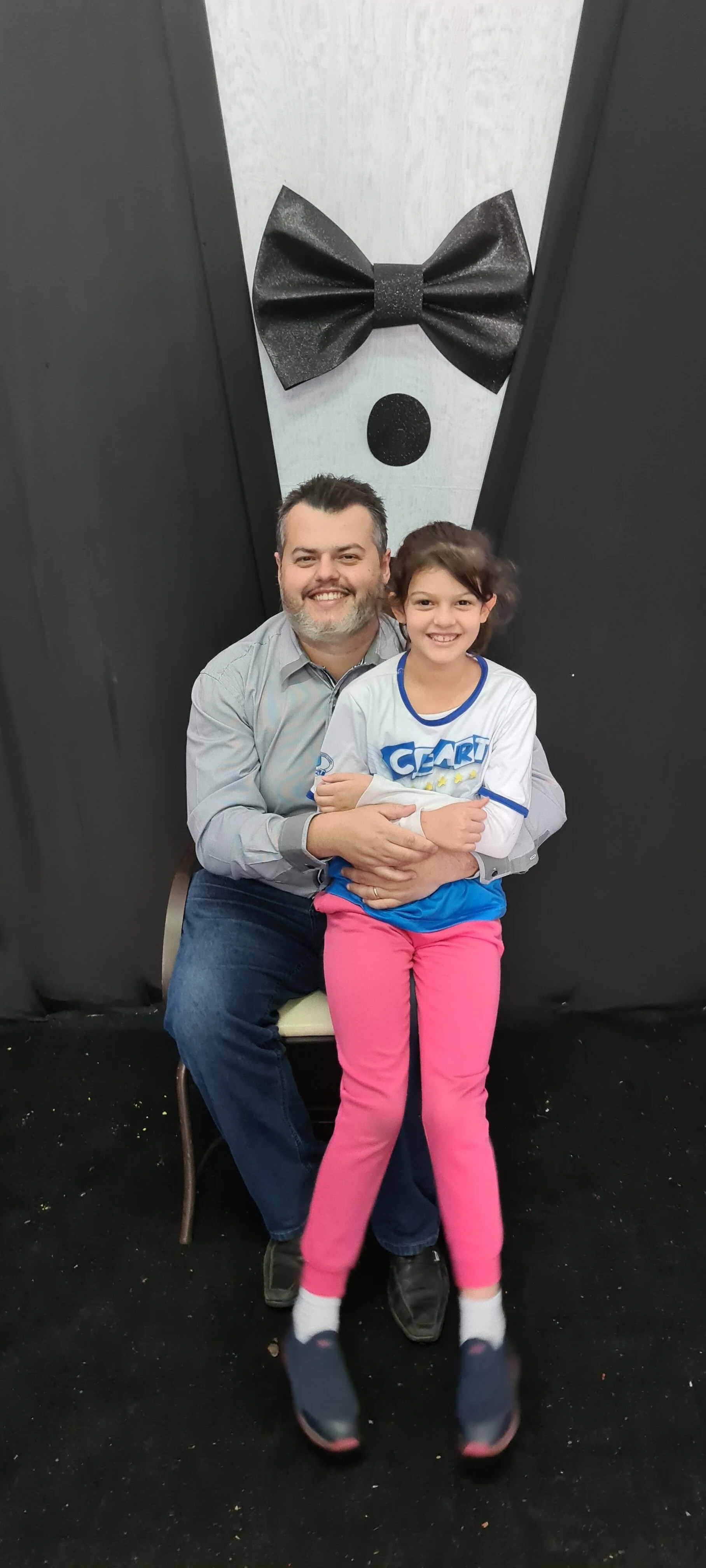Dia dos Pais 2021- Fotos com os pais na escola.