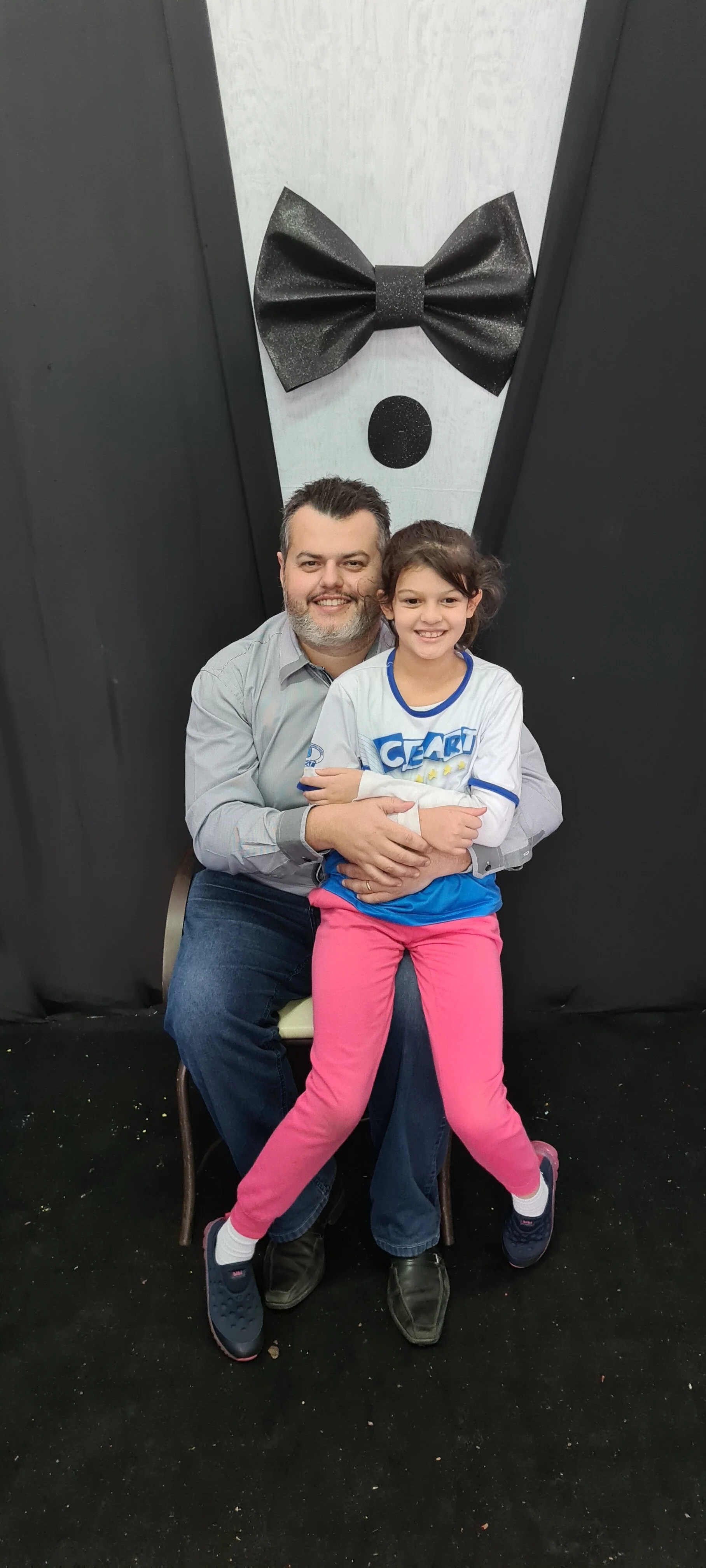 Dia dos Pais 2021- Fotos com os pais na escola.