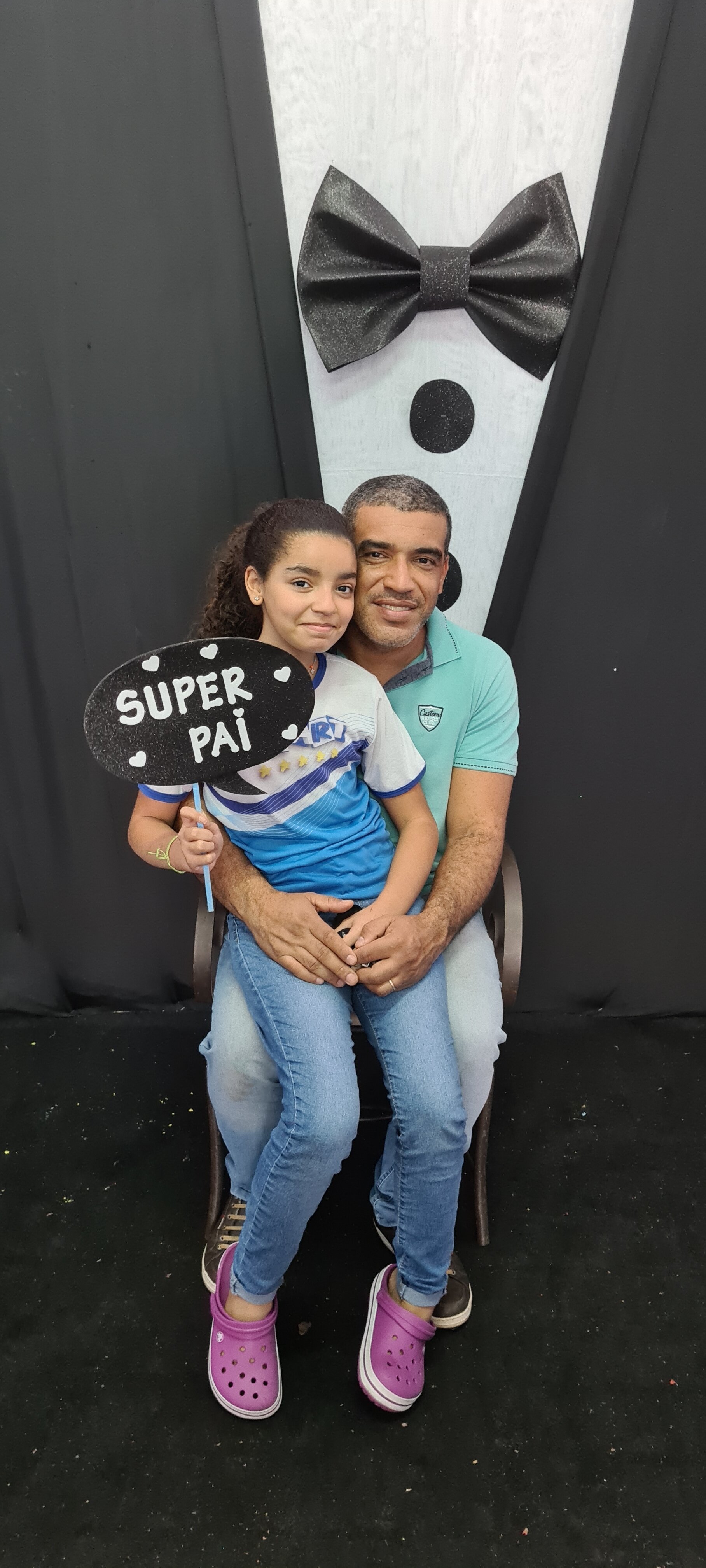 Dia dos Pais 2021- Fotos com os pais na escola.