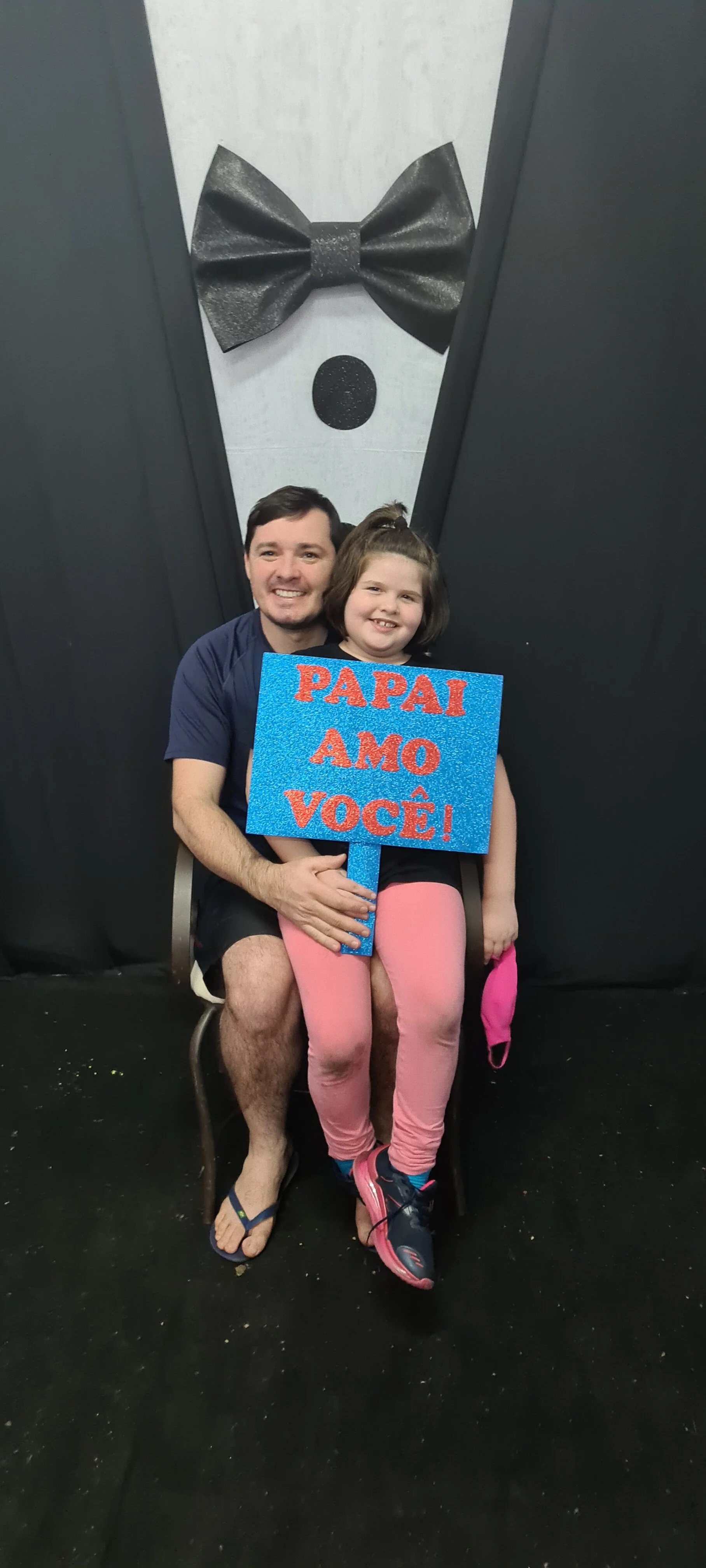 Dia dos Pais 2021- Fotos com os pais na escola.