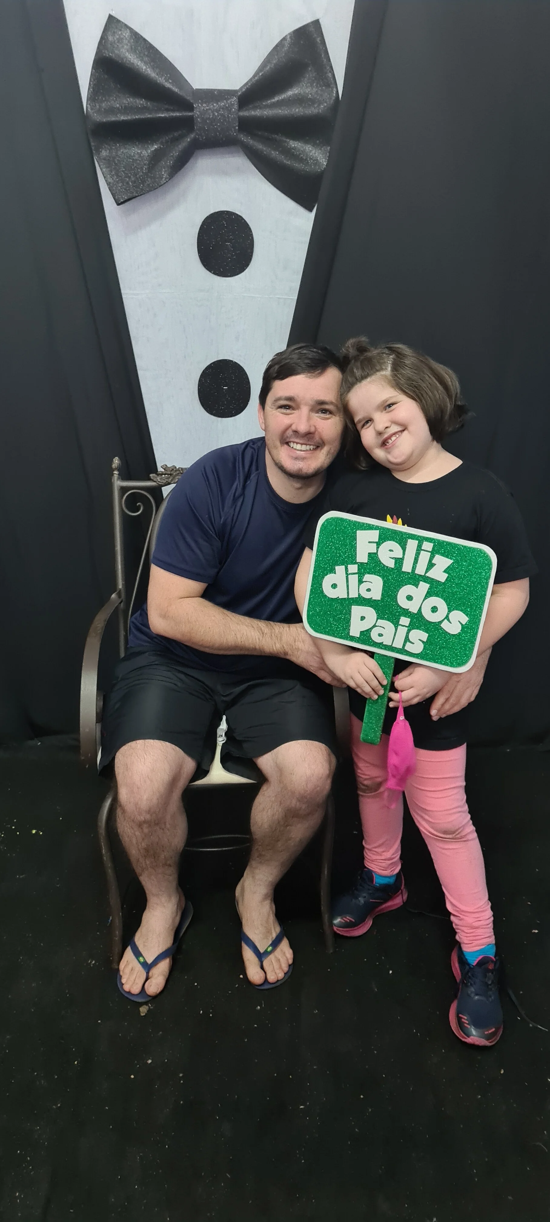 Dia dos Pais 2021- Fotos com os pais na escola.