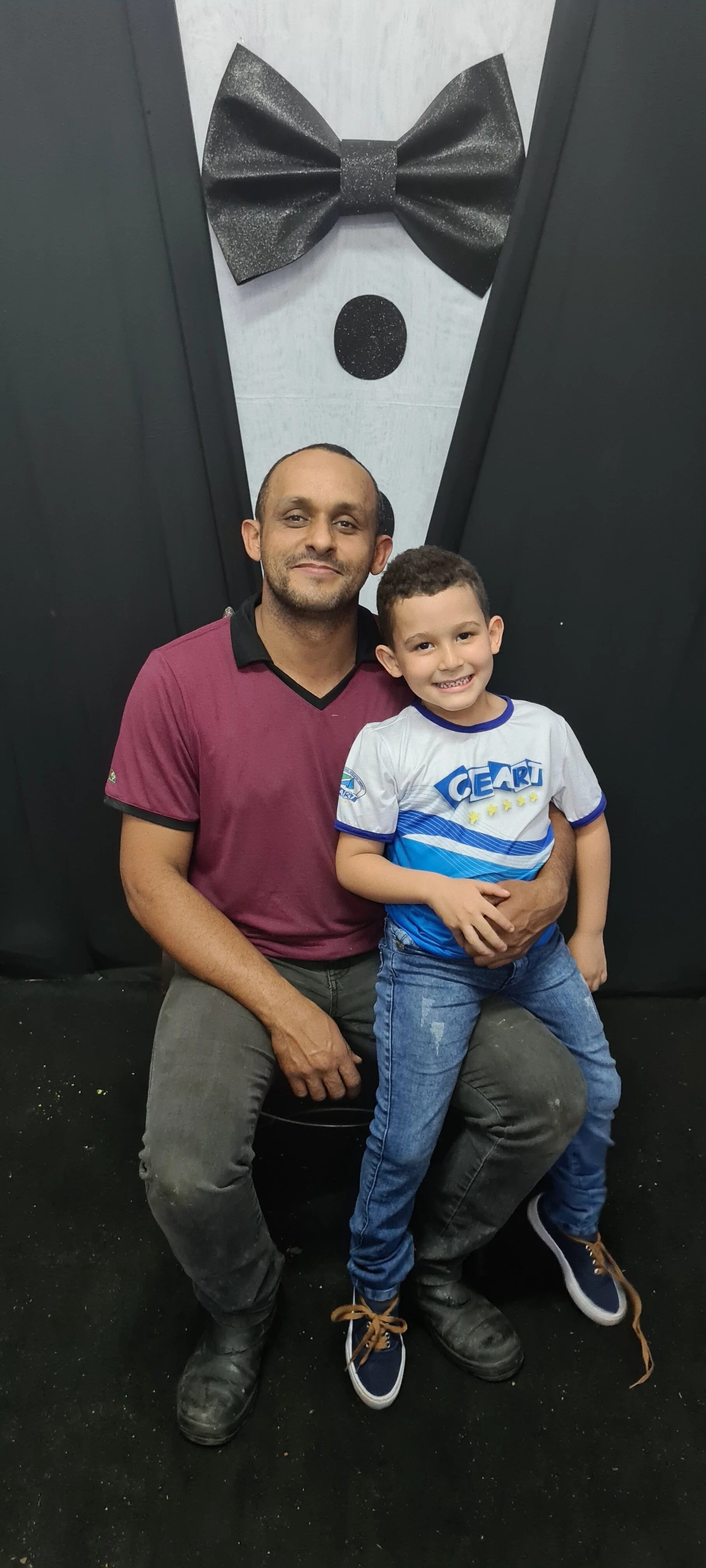 Dia dos Pais 2021- Fotos com os pais na escola.