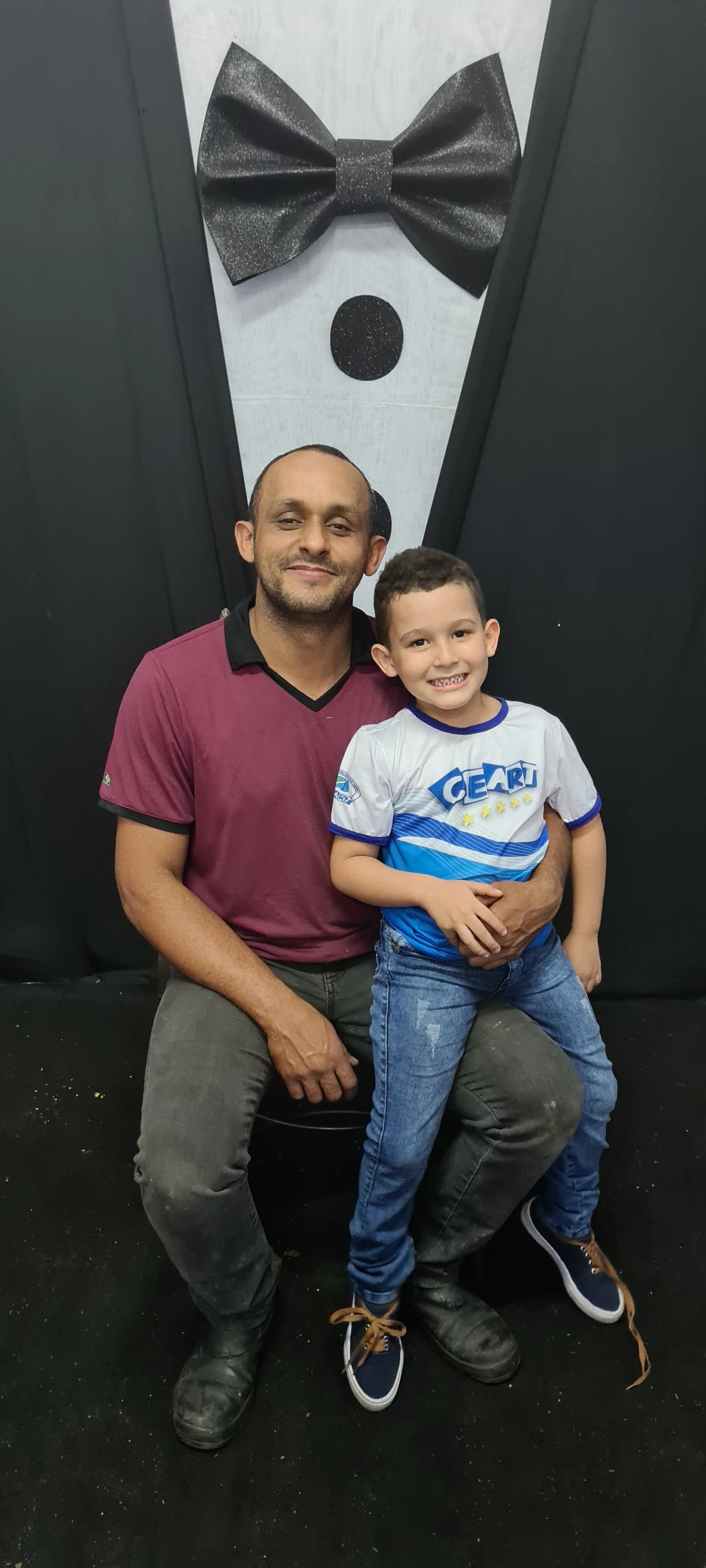 Dia dos Pais 2021- Fotos com os pais na escola.