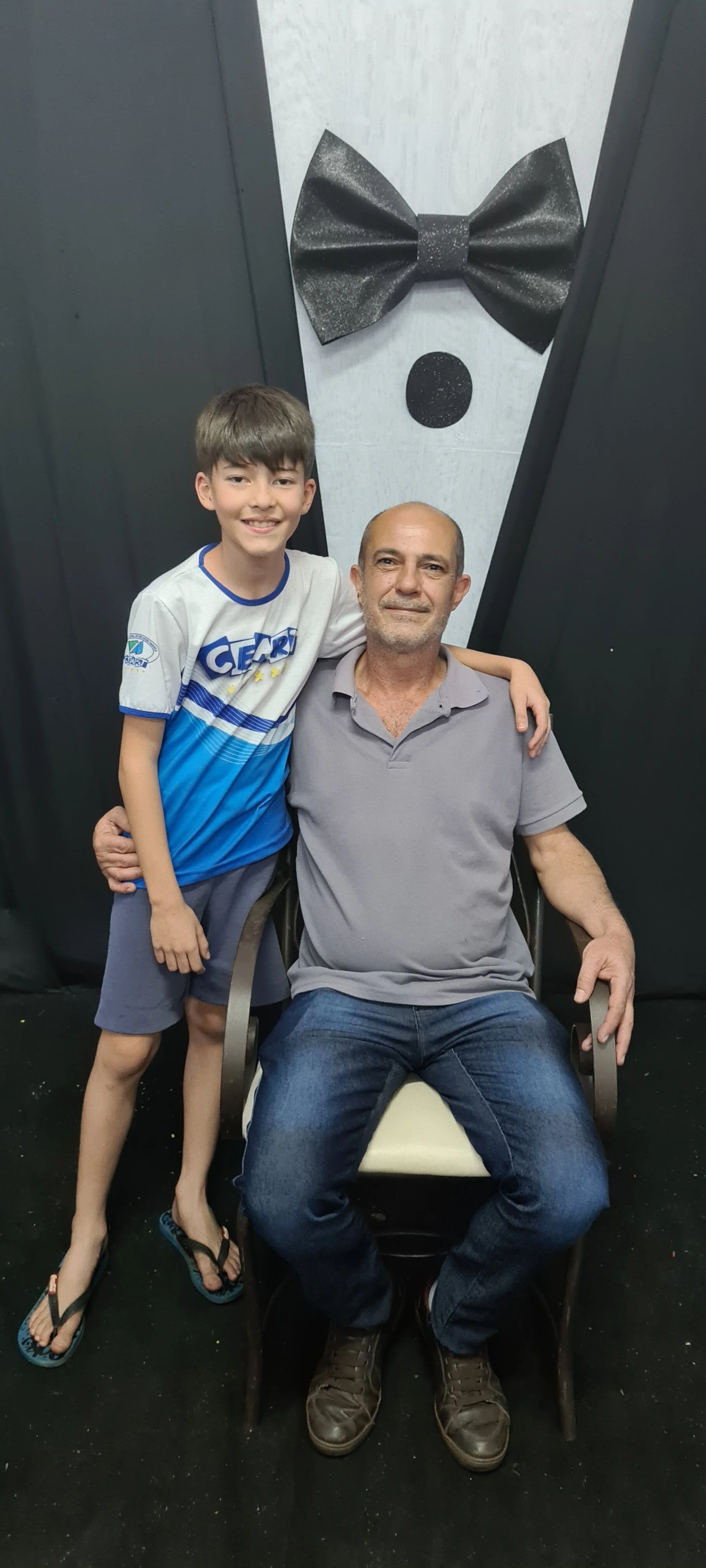 Dia dos Pais 2021- Fotos com os pais na escola.