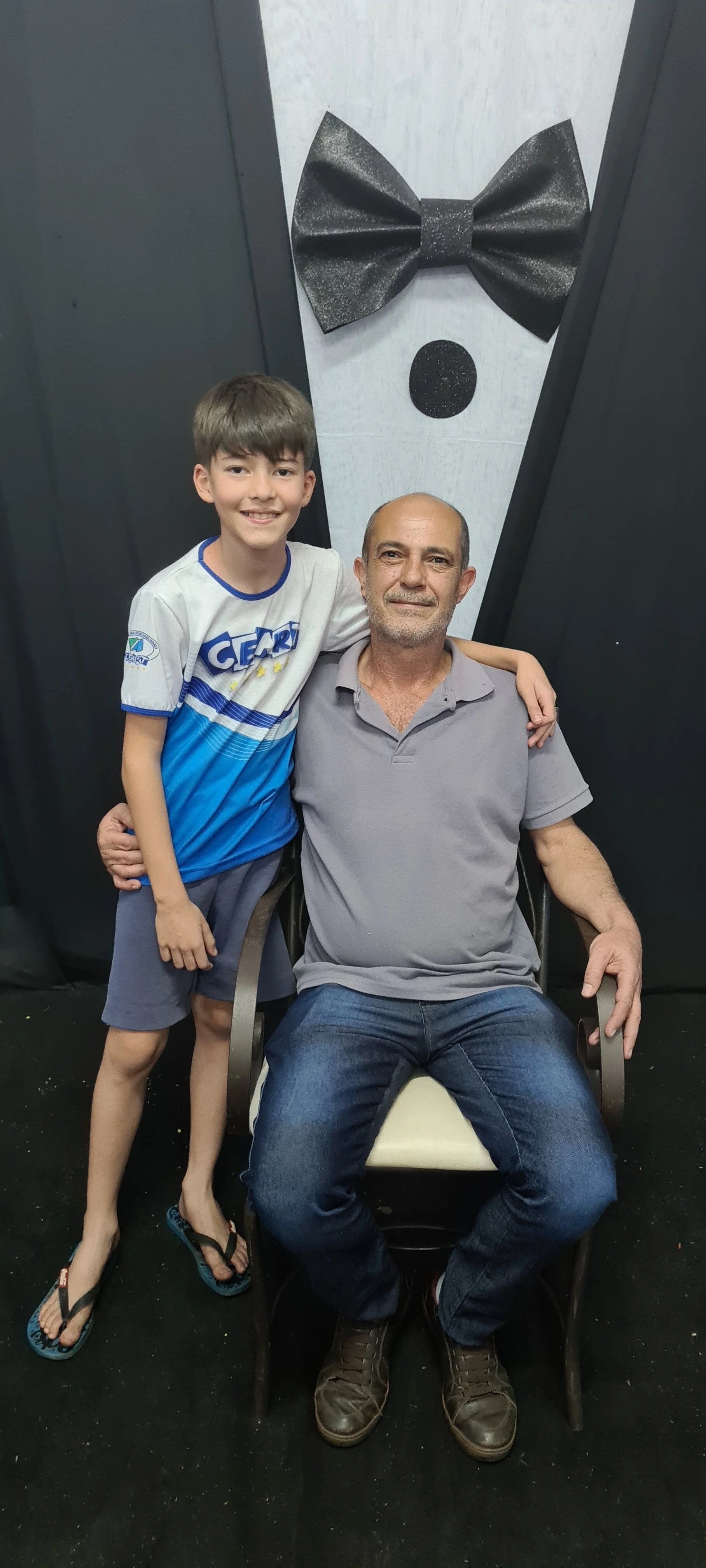 Dia dos Pais 2021- Fotos com os pais na escola.