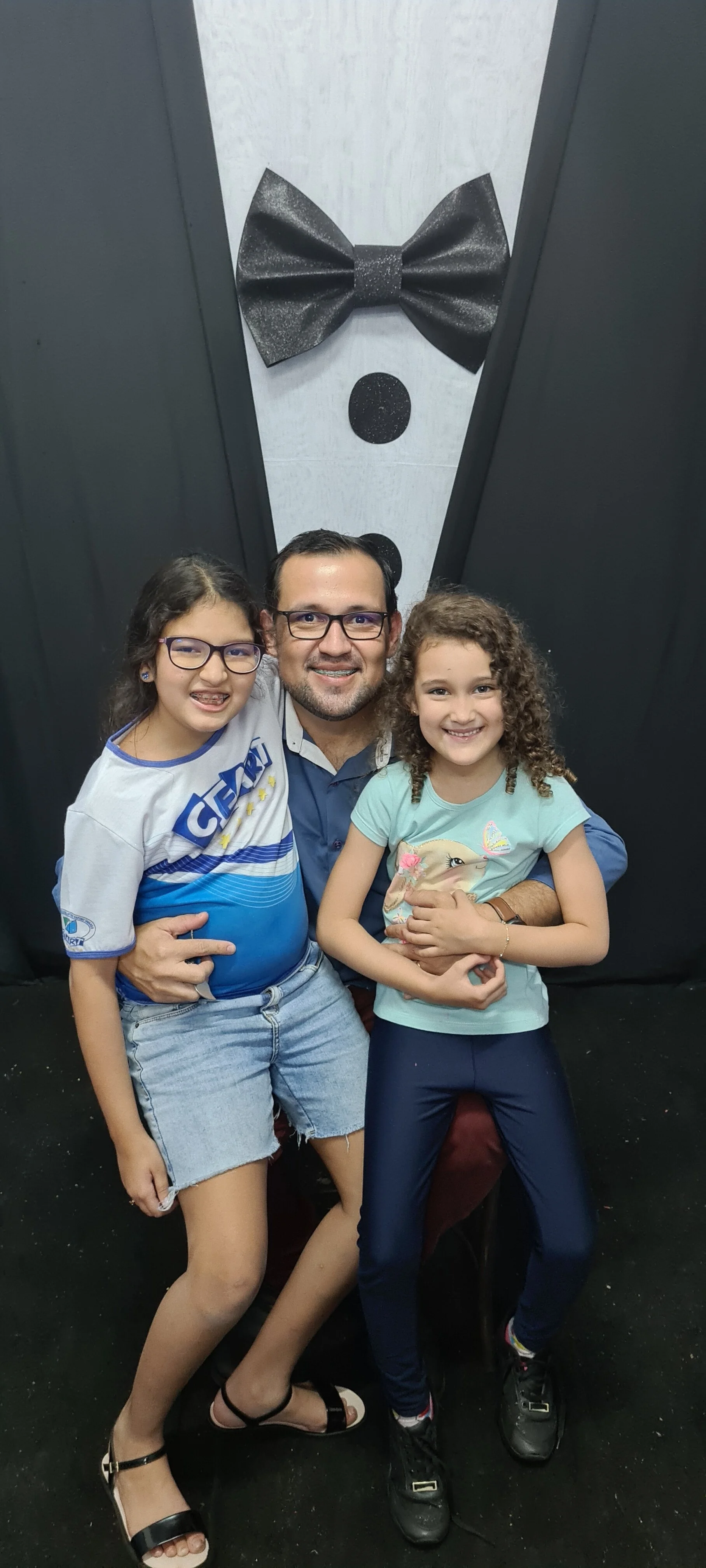 Dia dos Pais 2021- Fotos com os pais na escola.