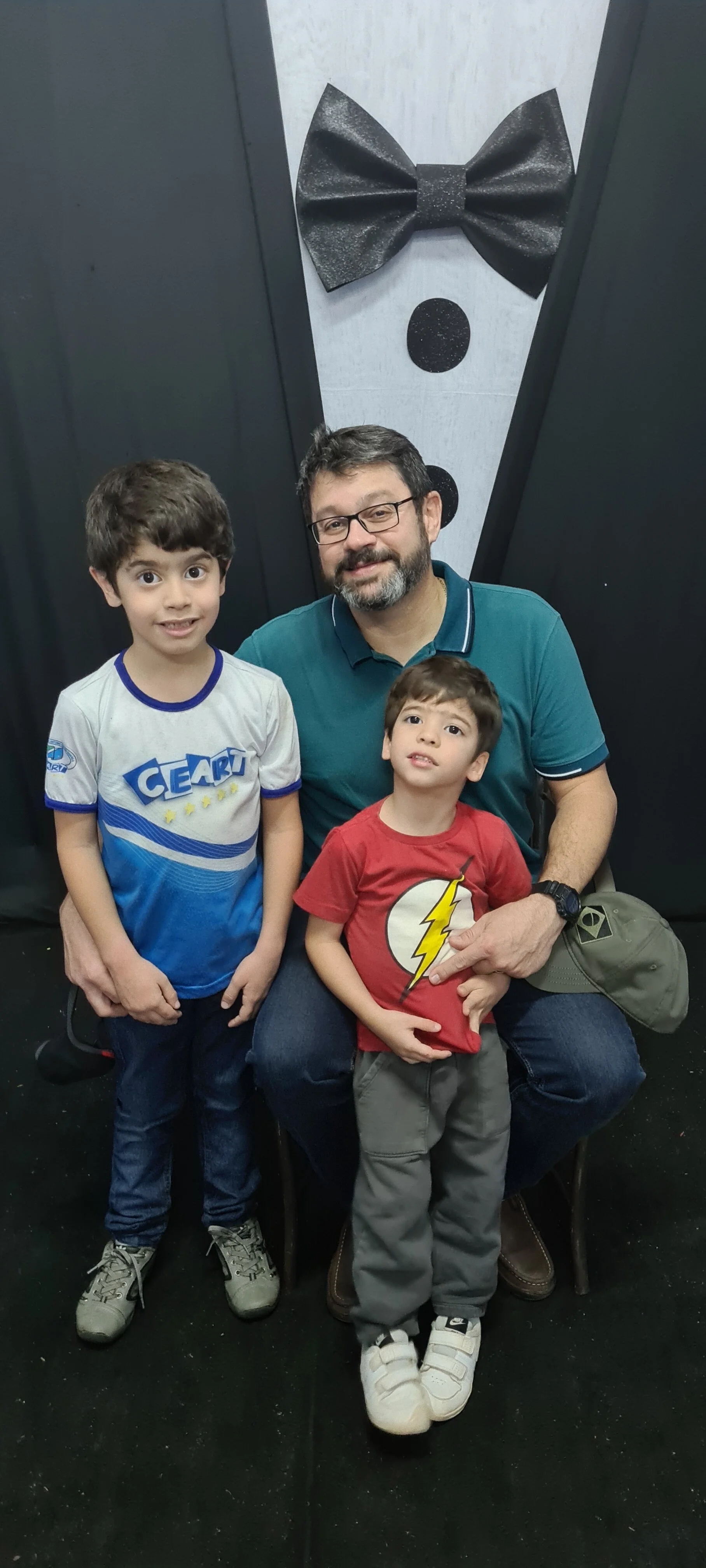Dia dos Pais 2021- Fotos com os pais na escola.