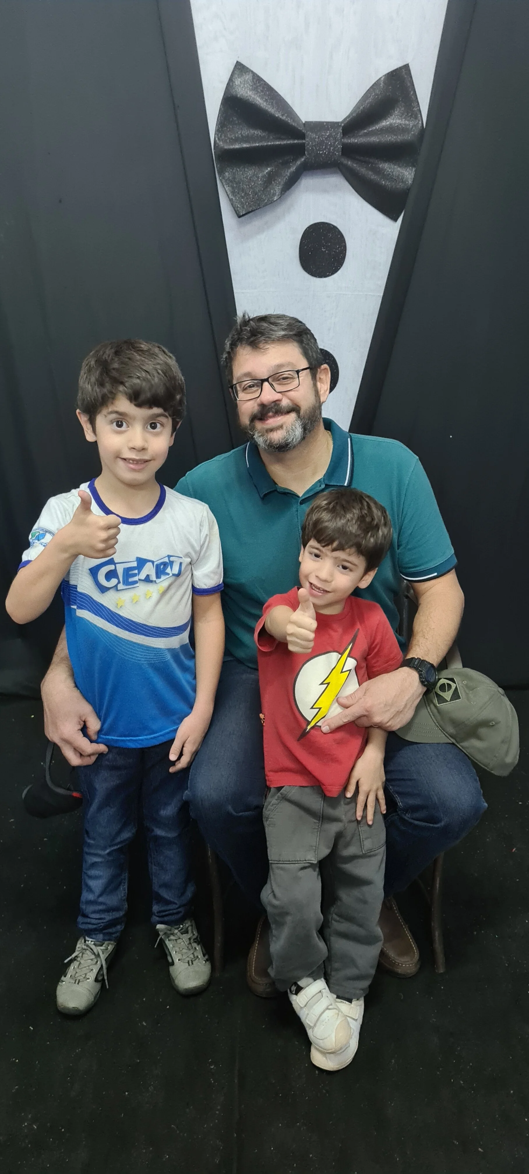 Dia dos Pais 2021- Fotos com os pais na escola.