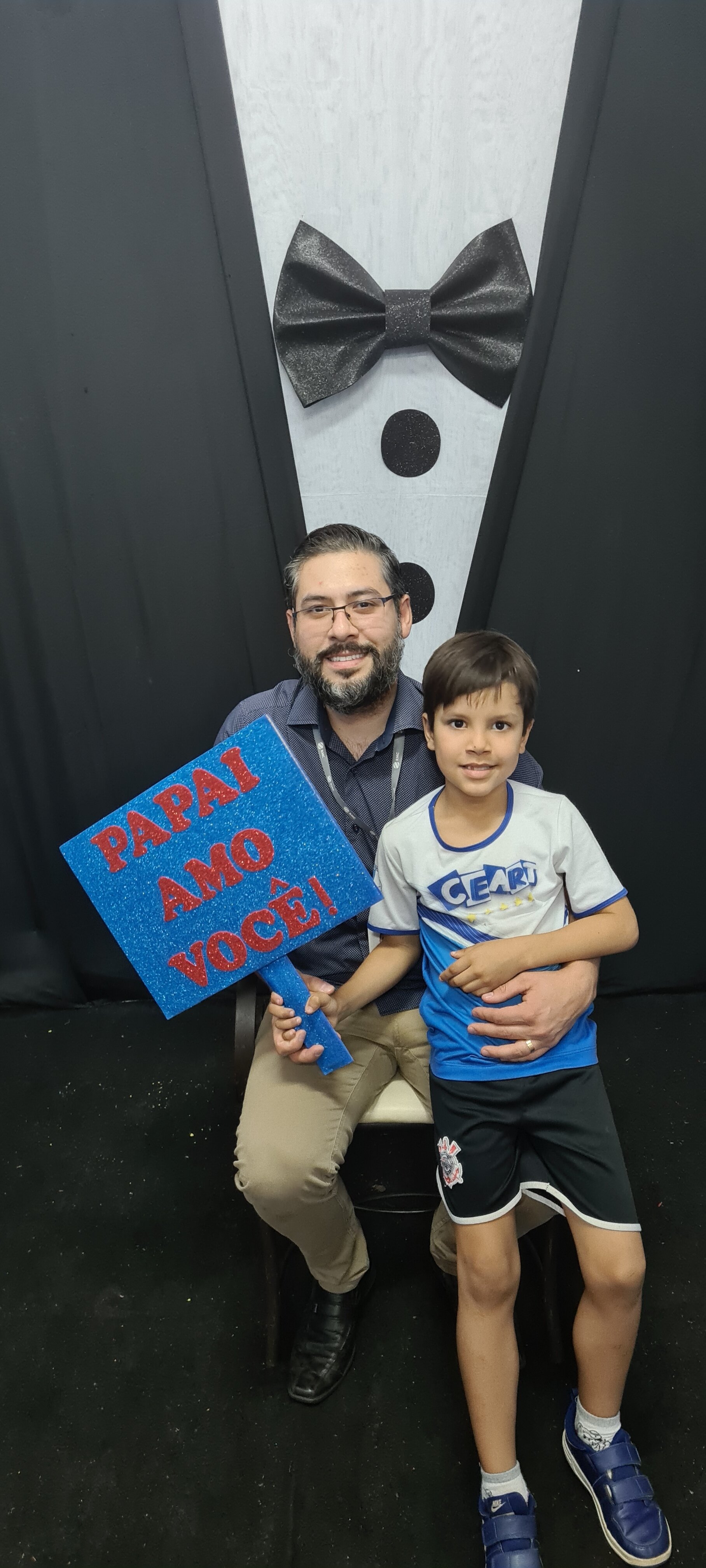 Dia dos Pais 2021- Fotos com os pais na escola.