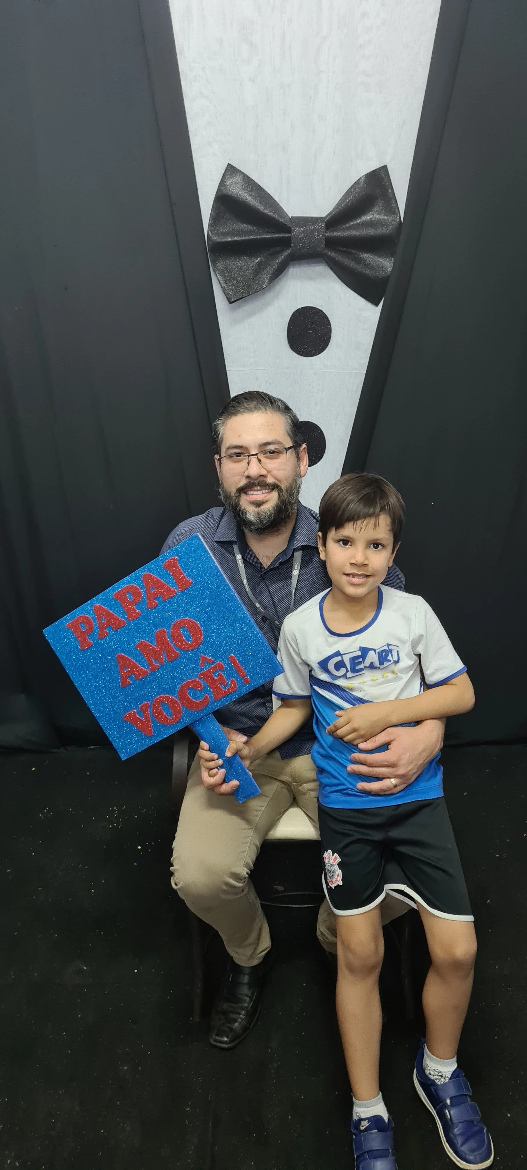 Dia dos Pais 2021- Fotos com os pais na escola.
