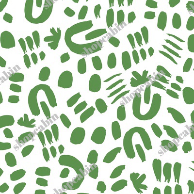 Bright Green Geometric Print On White Back.jpg