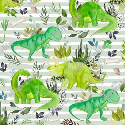 Dinosaur Land Green Stripes.jpg