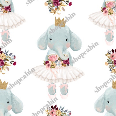 Ballerina Elephant With White Back.jpg