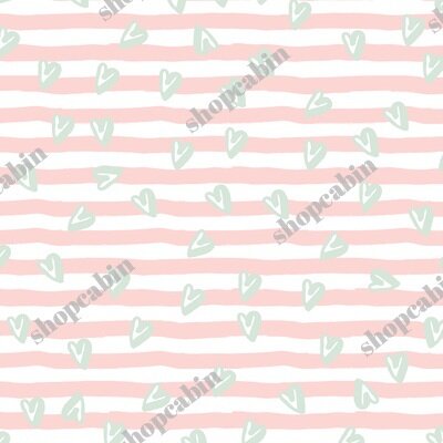 Pink Stripes With Minty Green Hearts.jpg