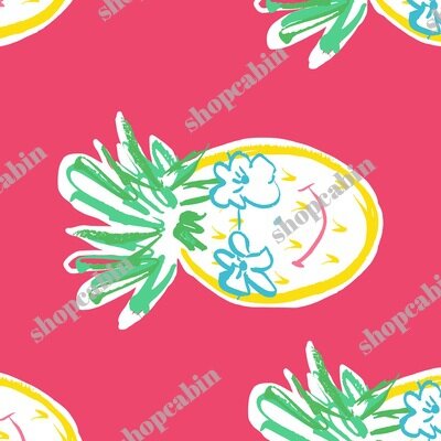 Summer Pineapple In Bright Pink.jpg