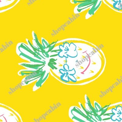 Summer Pineapple In Yellow.jpg